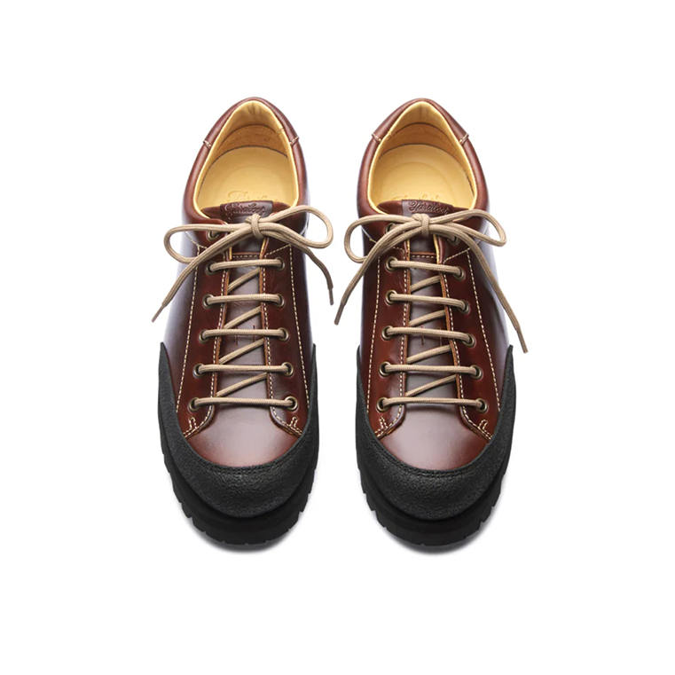Burrows & Hare Montana Boot in Lisse America - Smooth leather and rubber sole detail