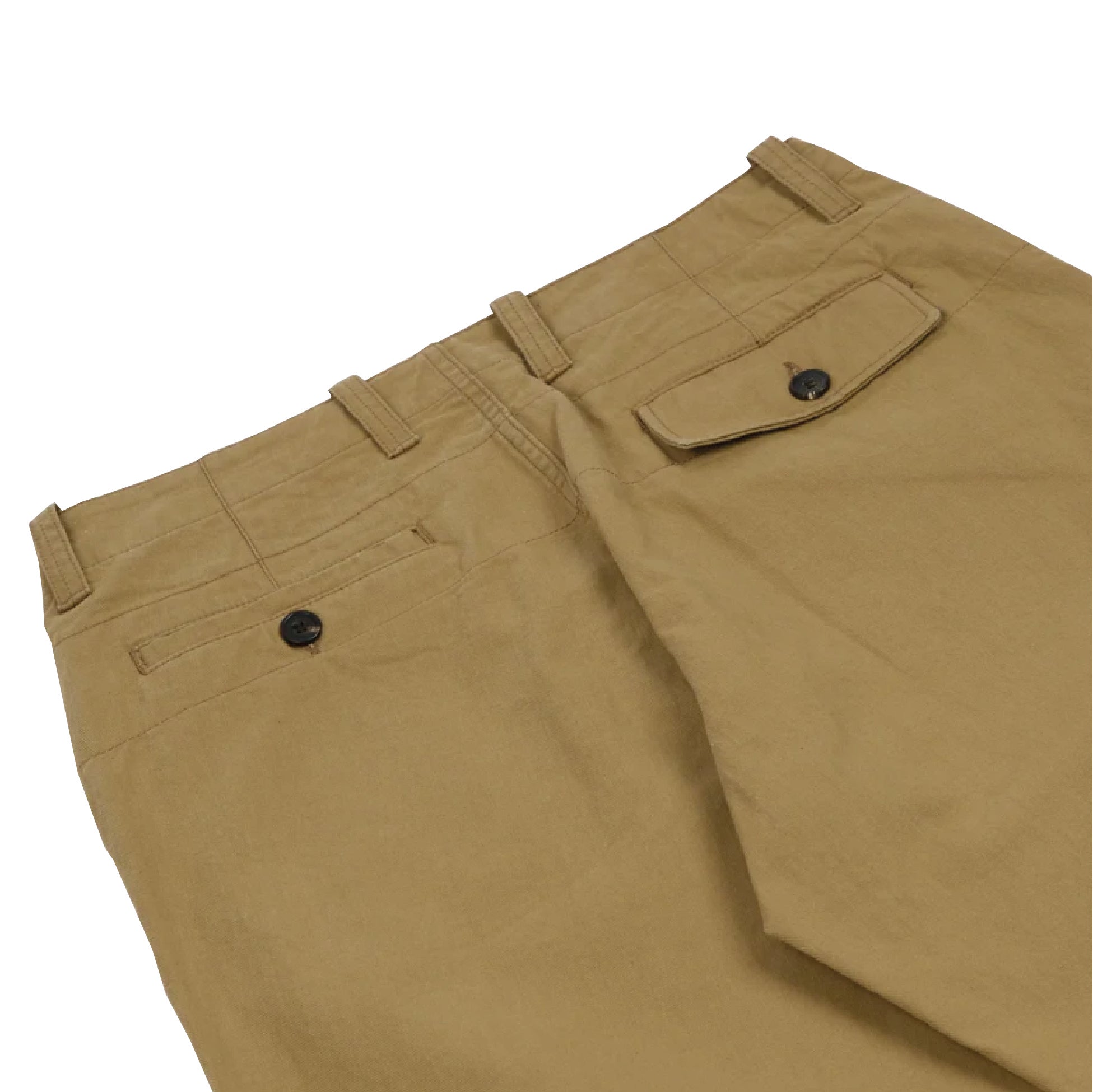 Beige Cotton Officer’s Chino