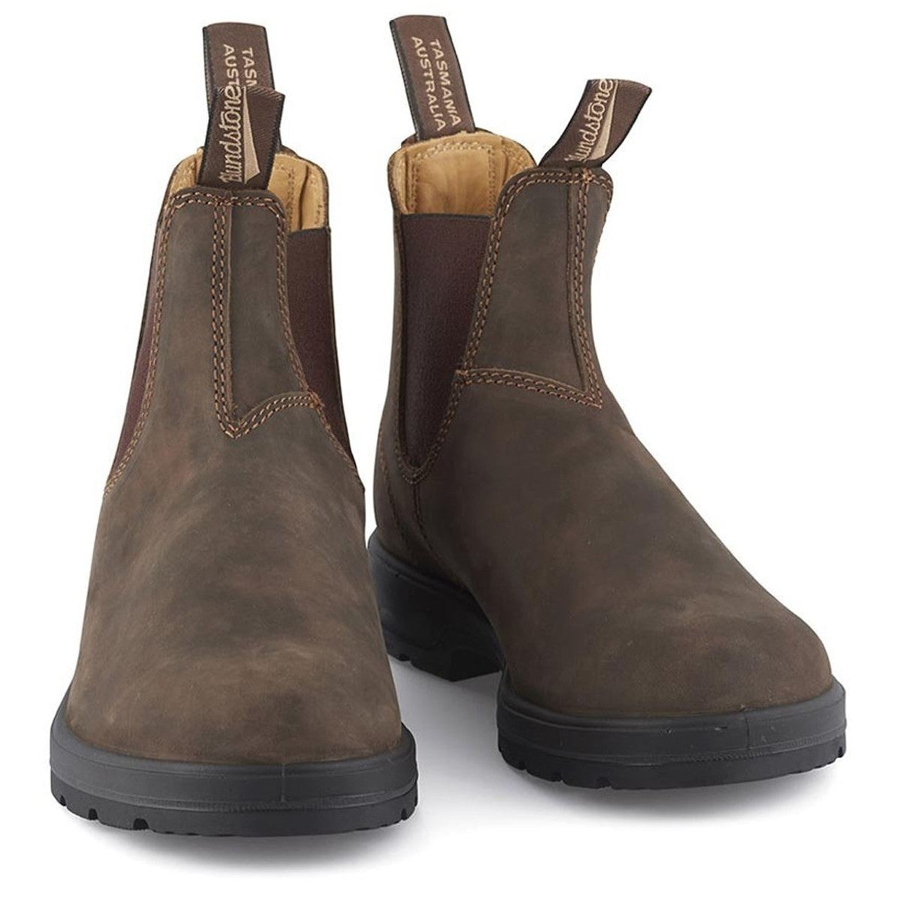Classic Series Boot by Blundstone in Rustic Brown — detail view