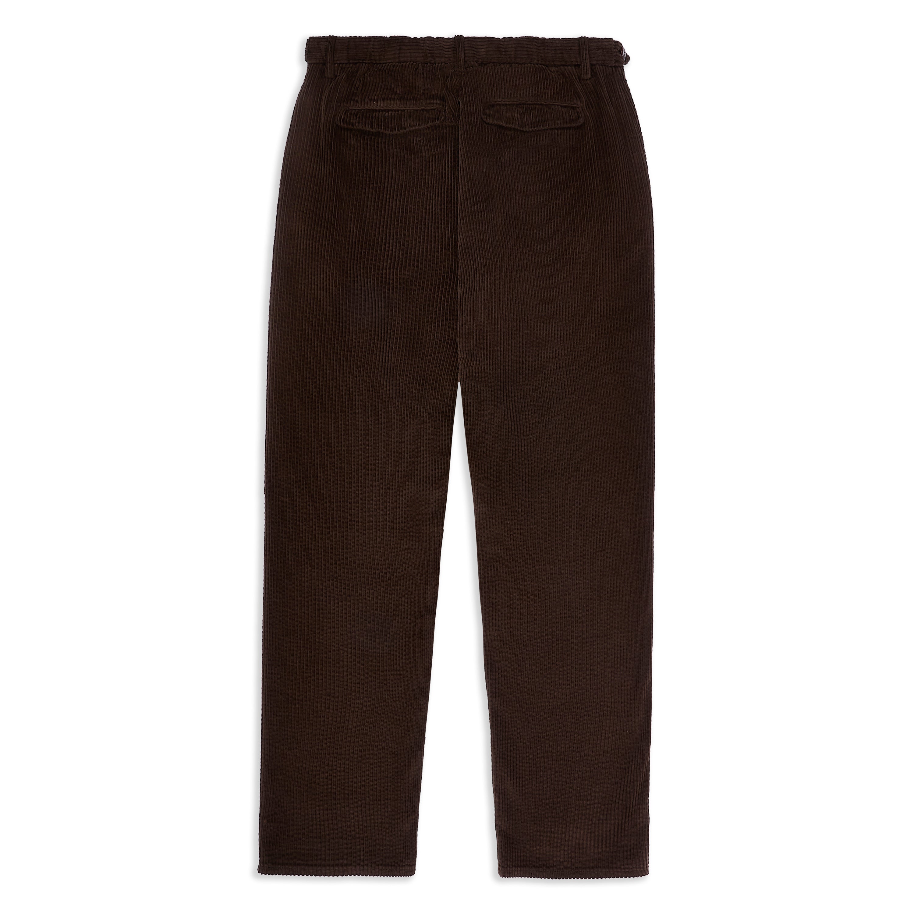 Burrows & Hare Trouser Pleated Corduroy Brown