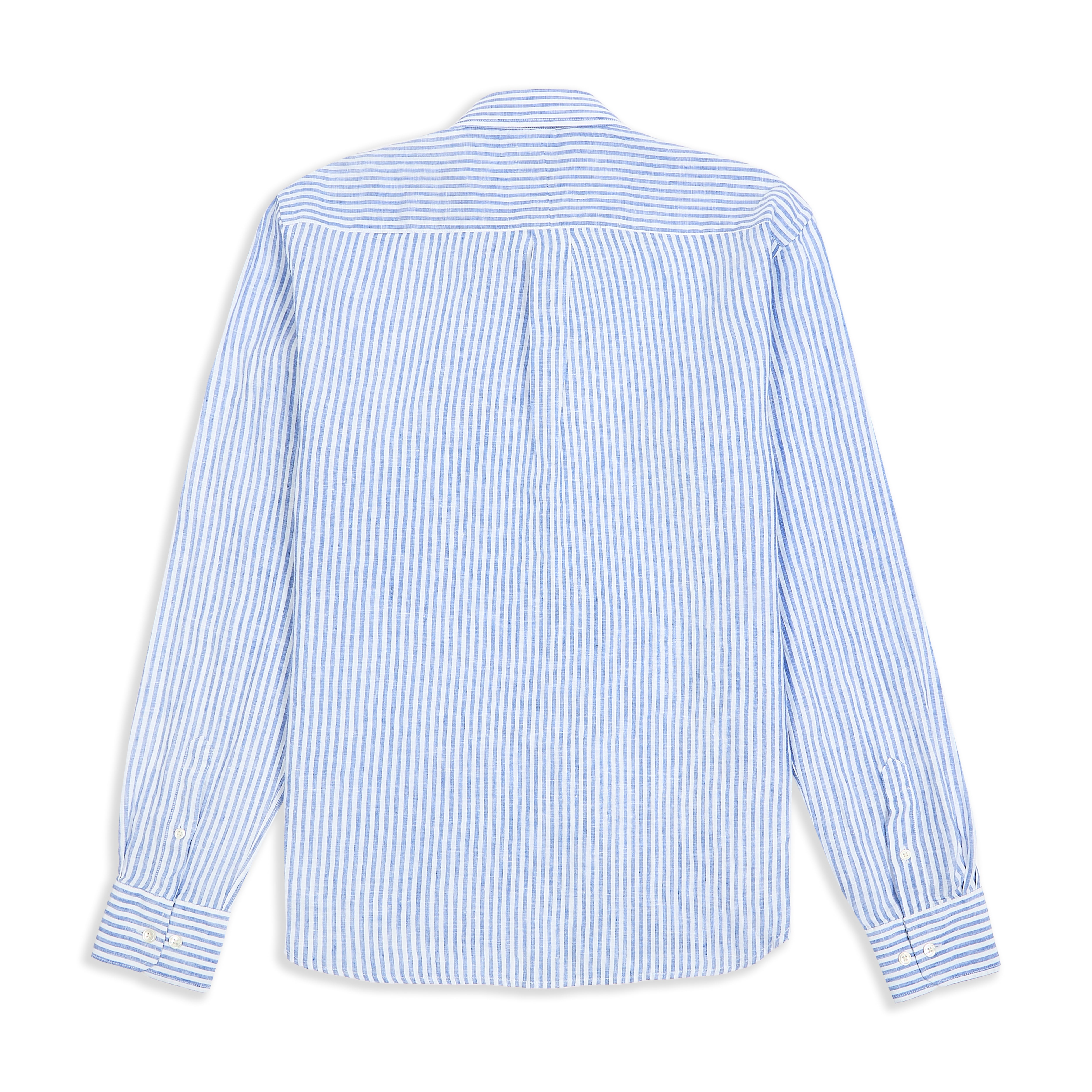 Burrows & Hare linen shirt - Blue stripe