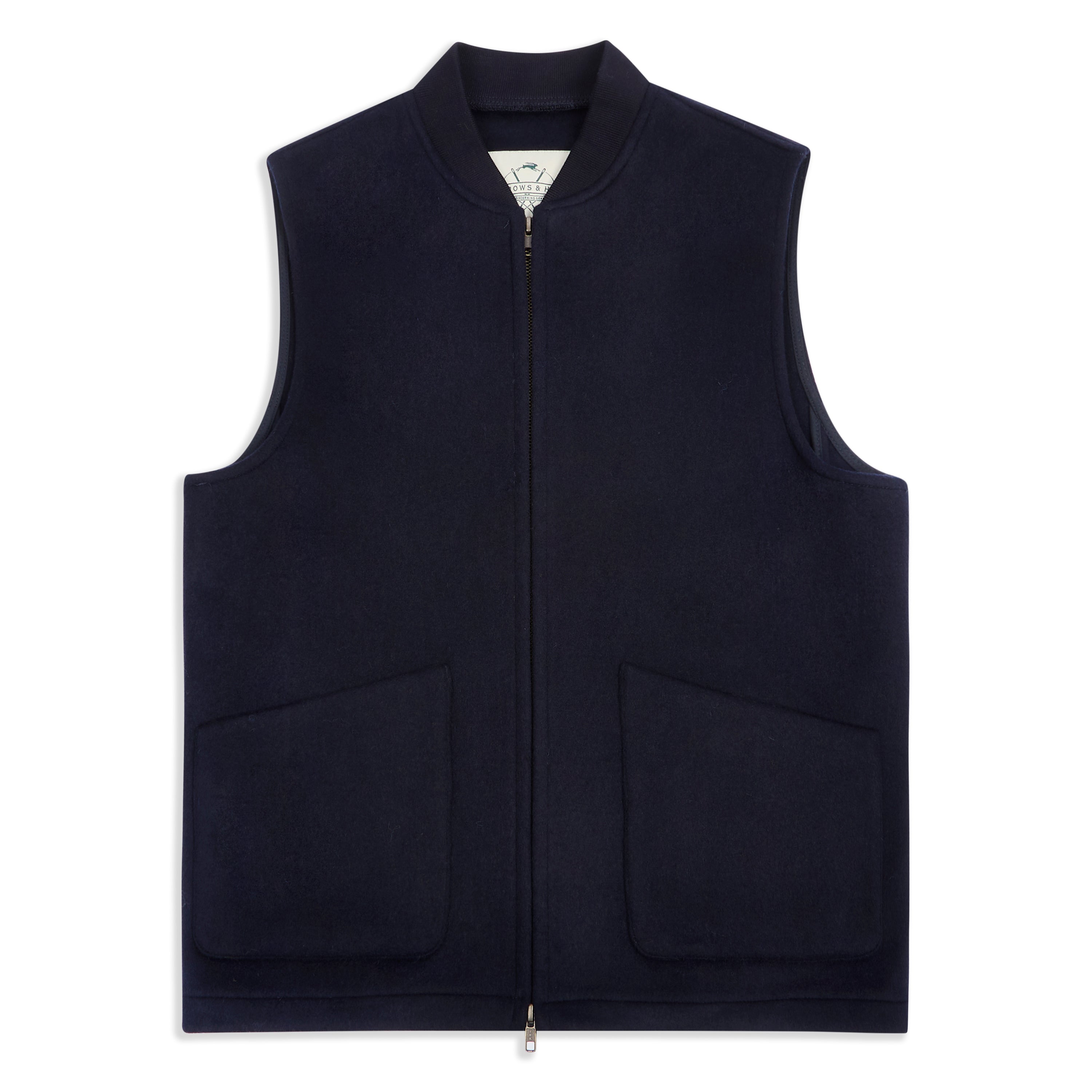 Wool Gilet - Navy