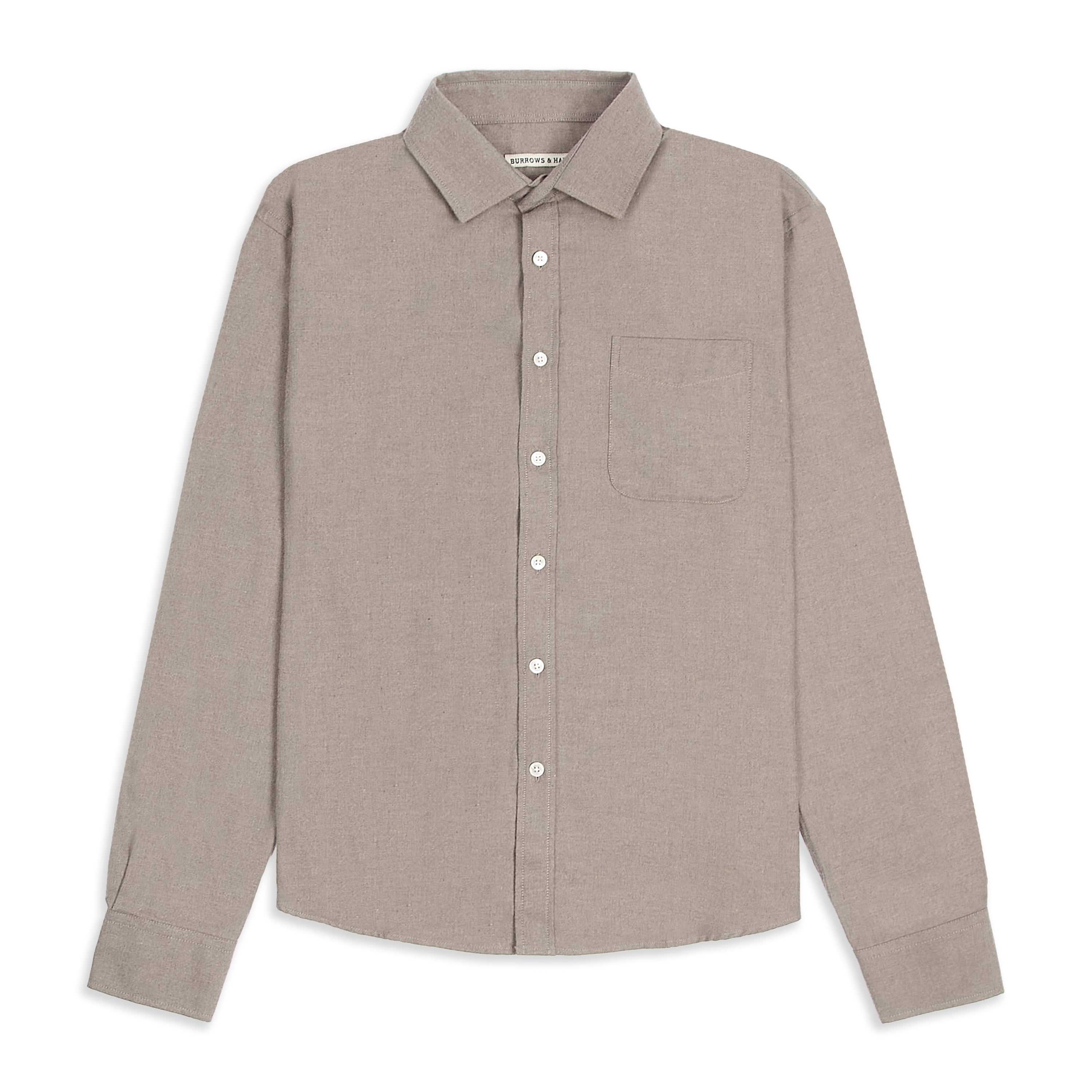 Classic Cotton Shirt - Brown