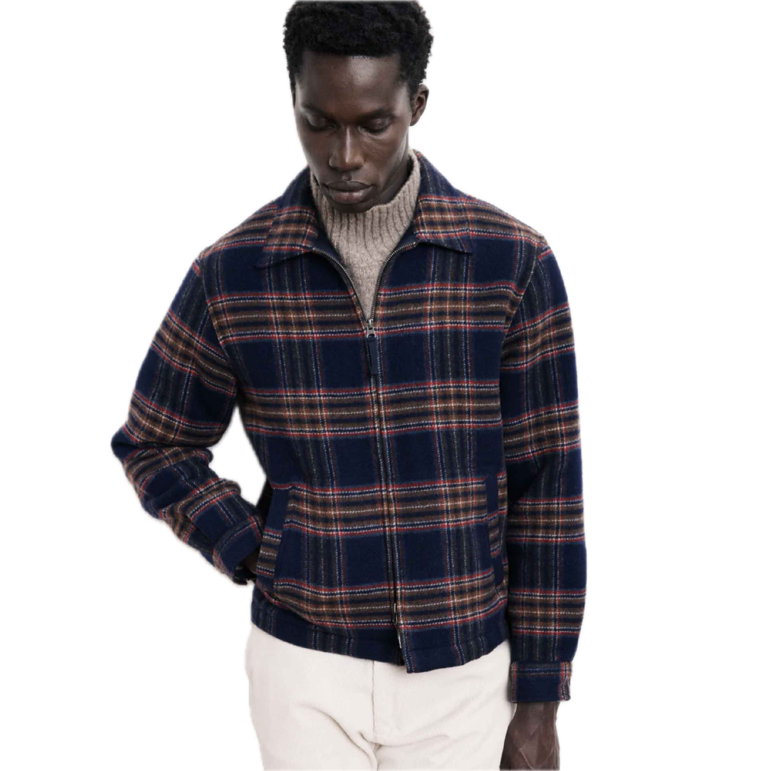 Dave Men Woven Jacket - Navy