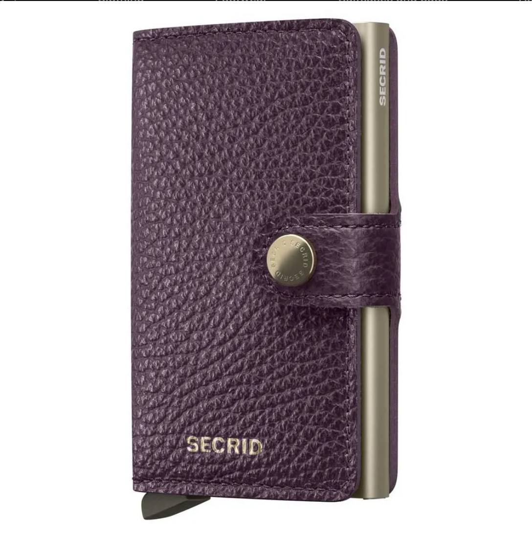 RFID Miniwallet - Pebble Grape