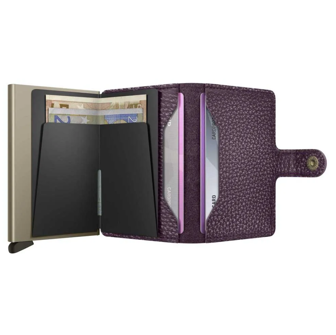 RFID Miniwallet - Pebble Grape