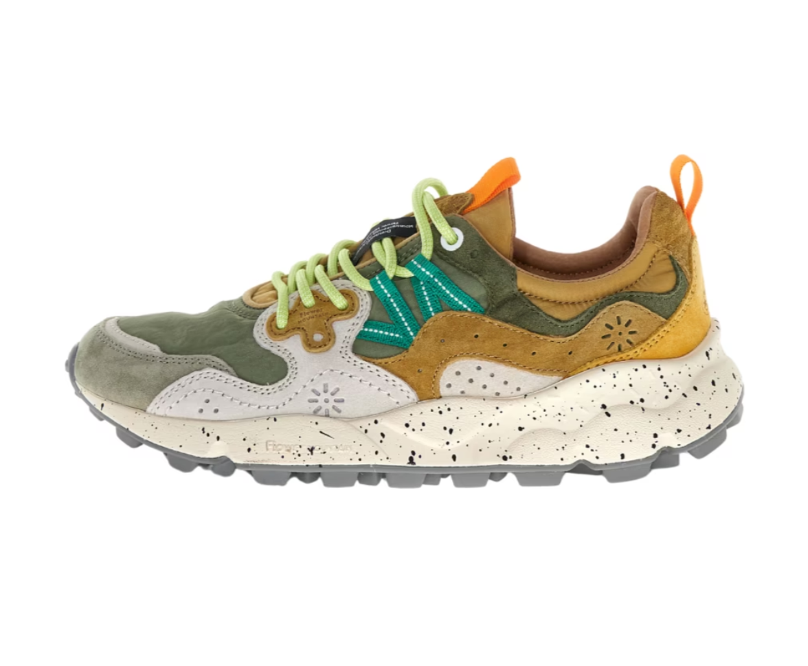 Yamano 3 Suede/Nylon Grey-White-Taupe