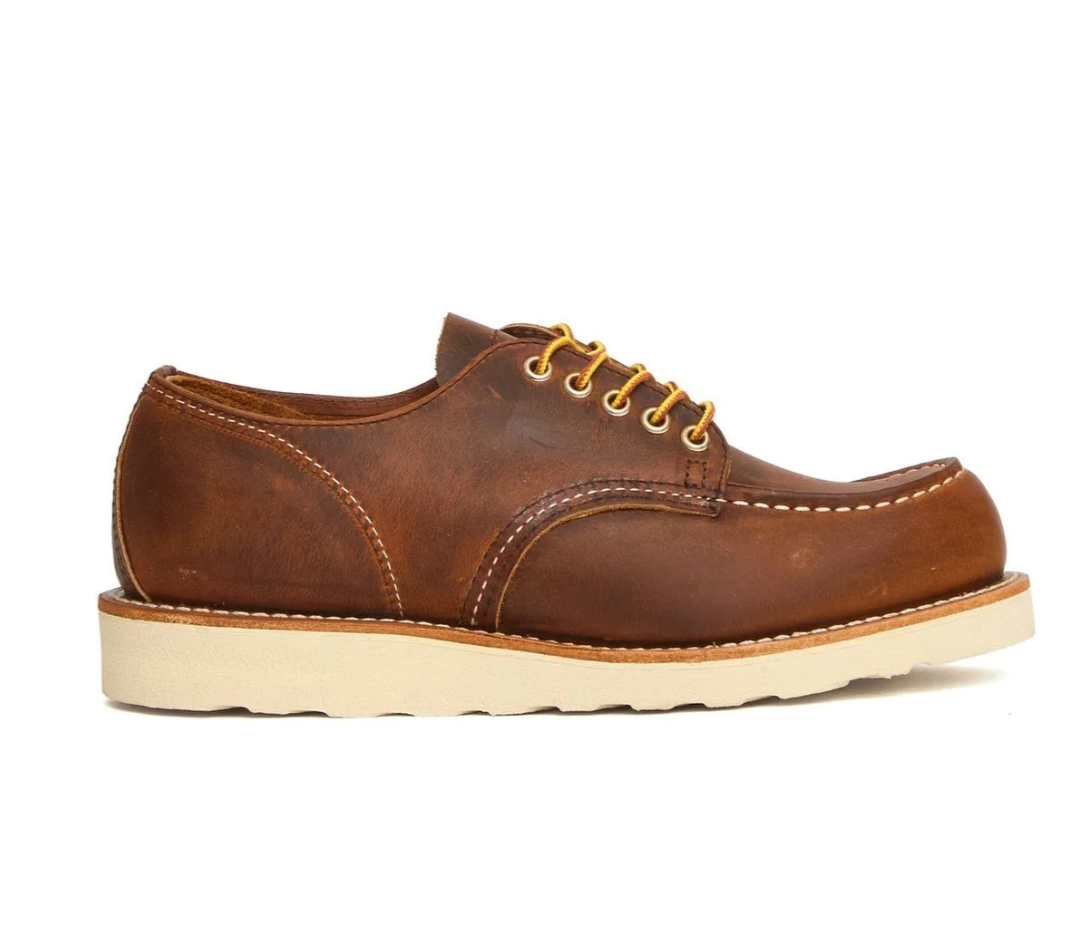 Red Wing Shop Moc Oxford in Copper Rough & Tough Leather | Burrows & Hare