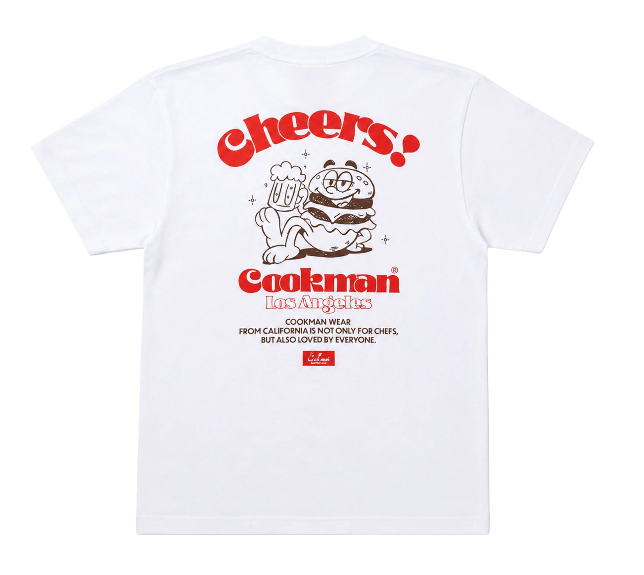 T-Shirt Cheers Burger - White