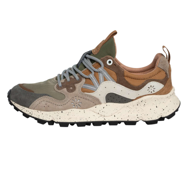 Yamano 3 Suede/Nylon Grey-Onion