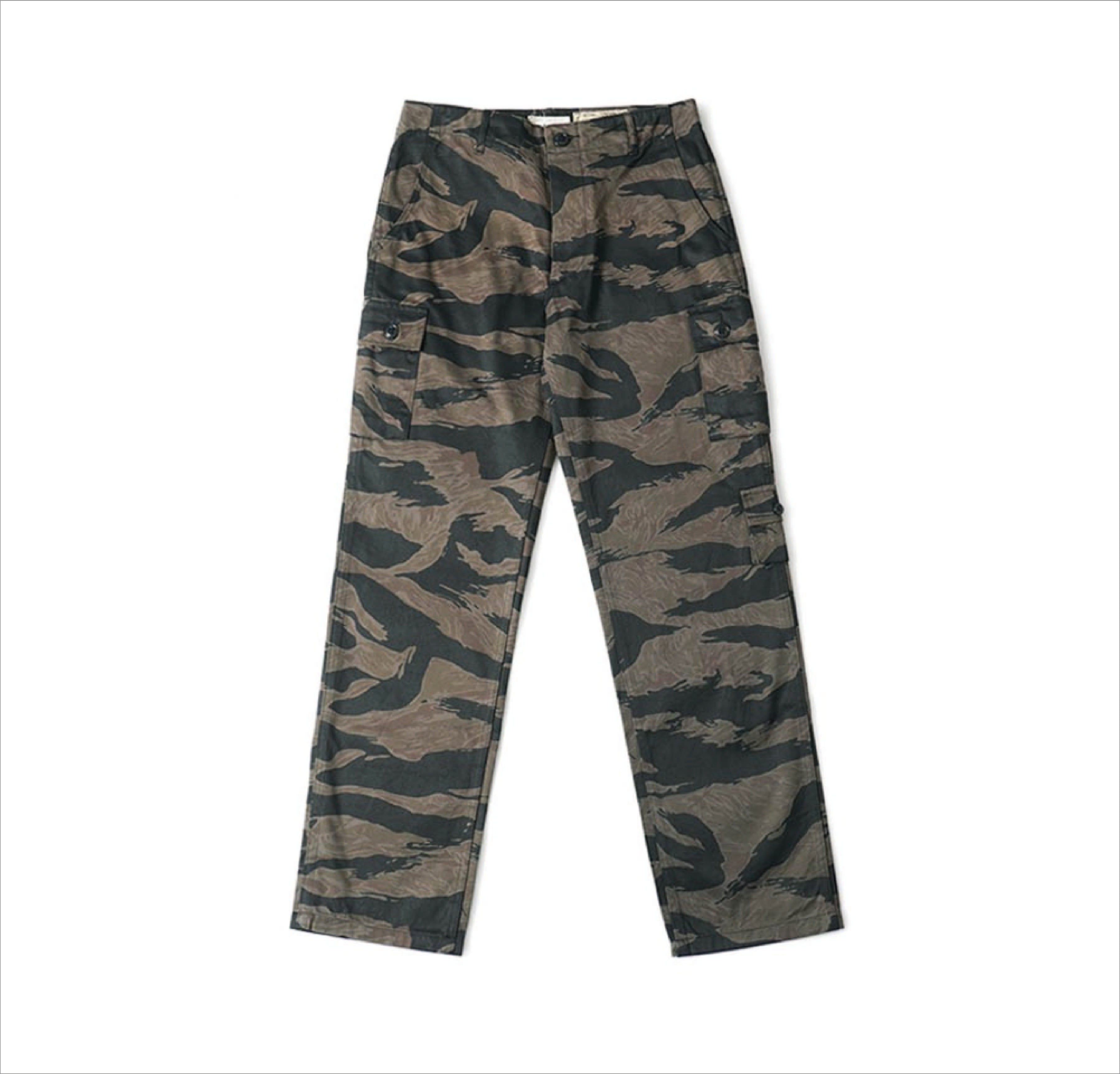 Black Tiger Pattern Trousers