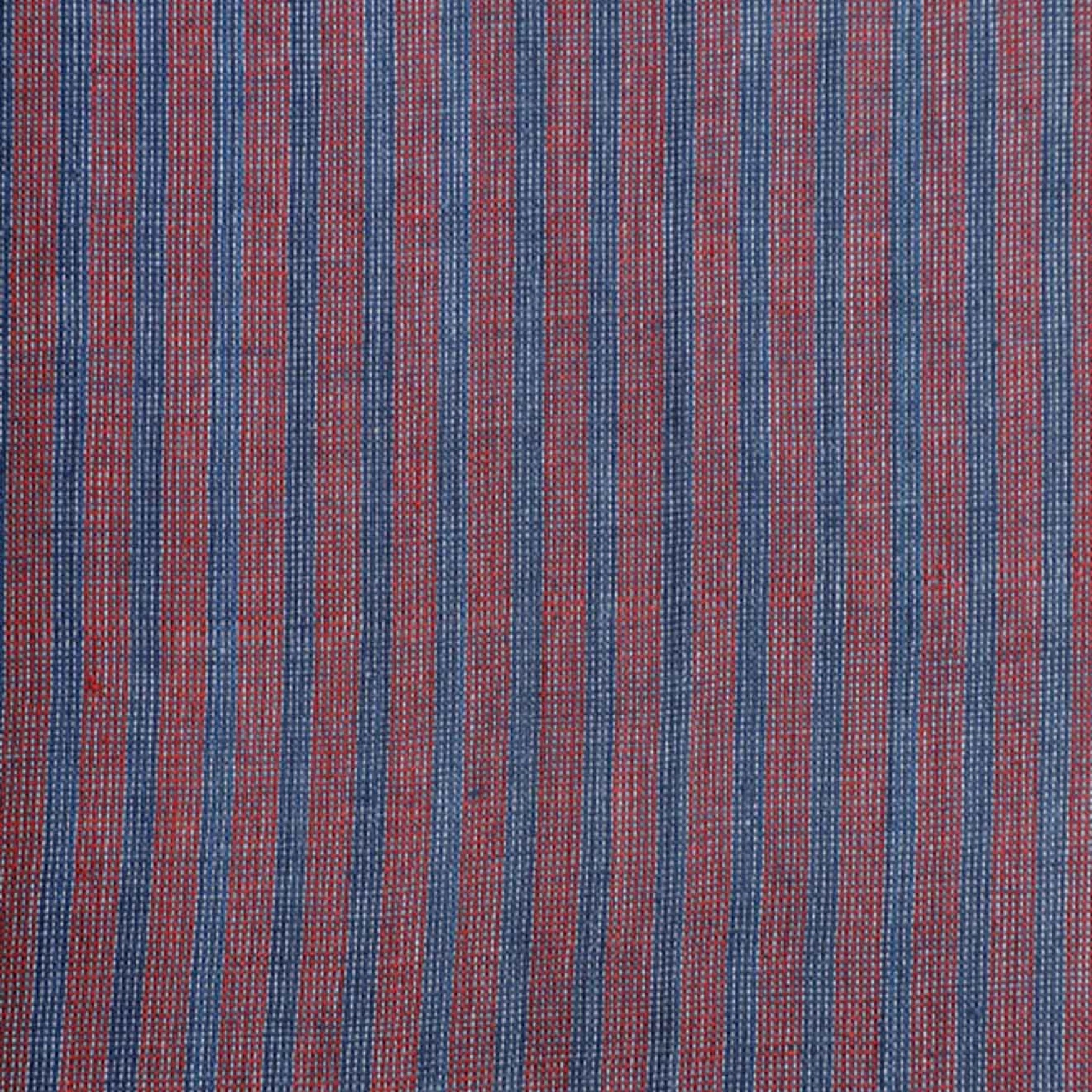 Lisboa Handwoven Trouser - Stripe Red