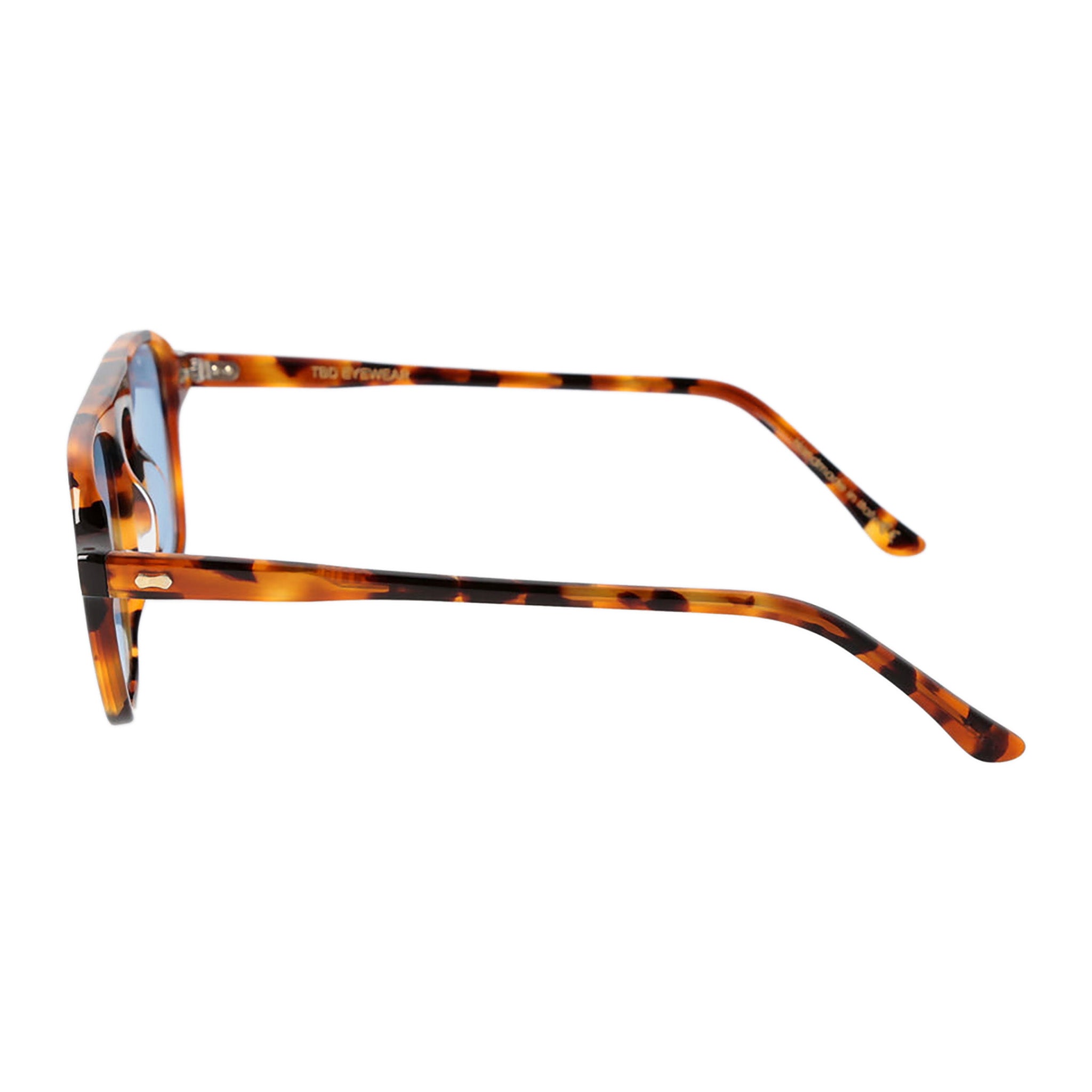 Eyewear Panama Sunglasses - Amber Tortoise/Blue