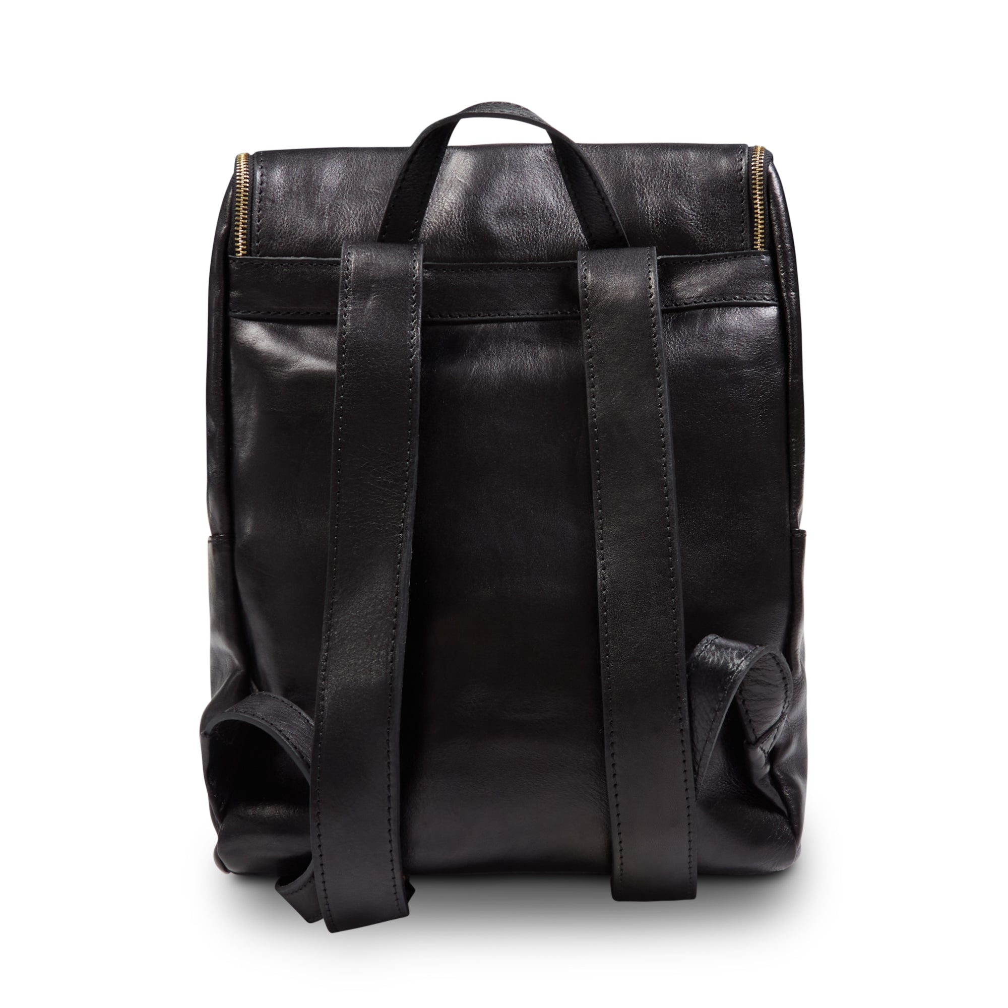 Leather Backpack Black