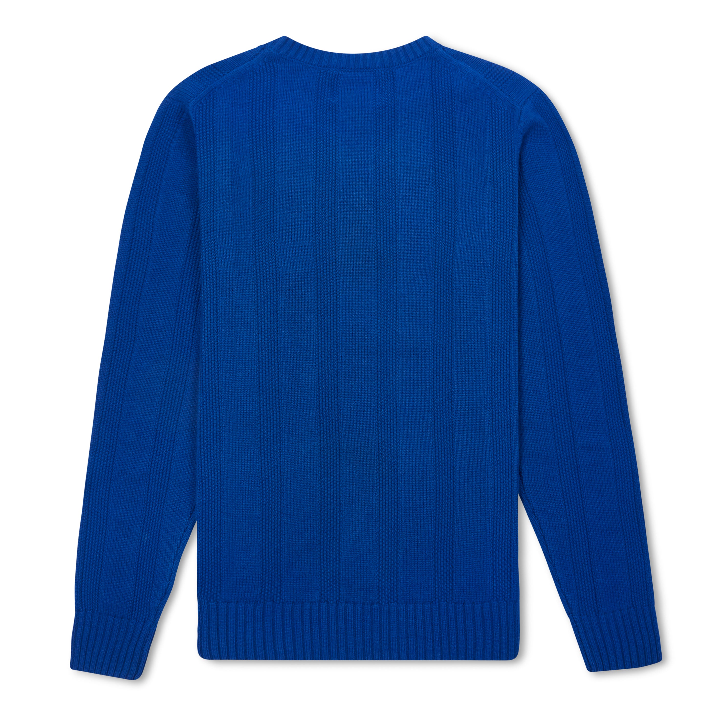Burrows & Hare Seed Stitch Jumper - Blue - Burrows and Hare