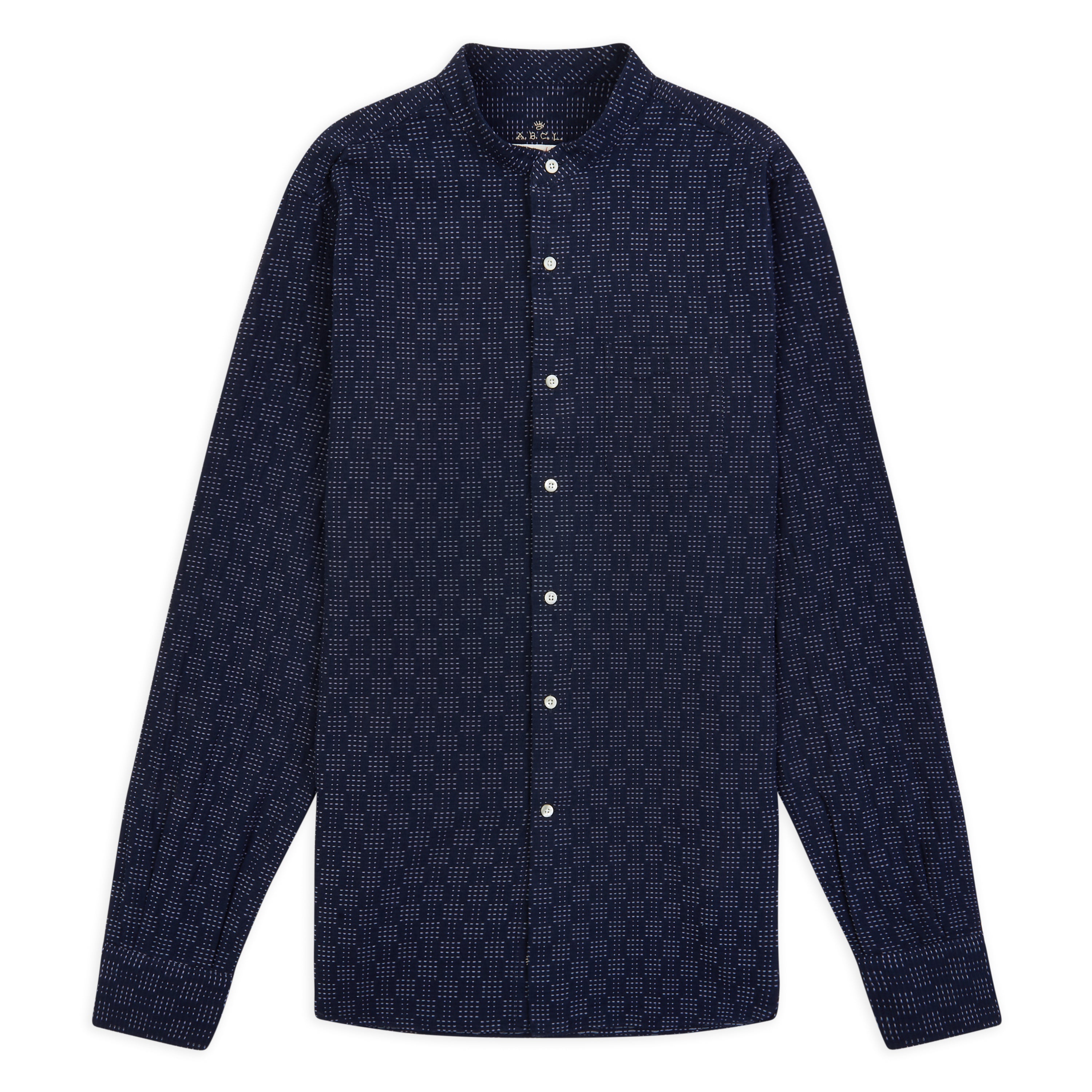 Sashiko Navy Stylish Shirt