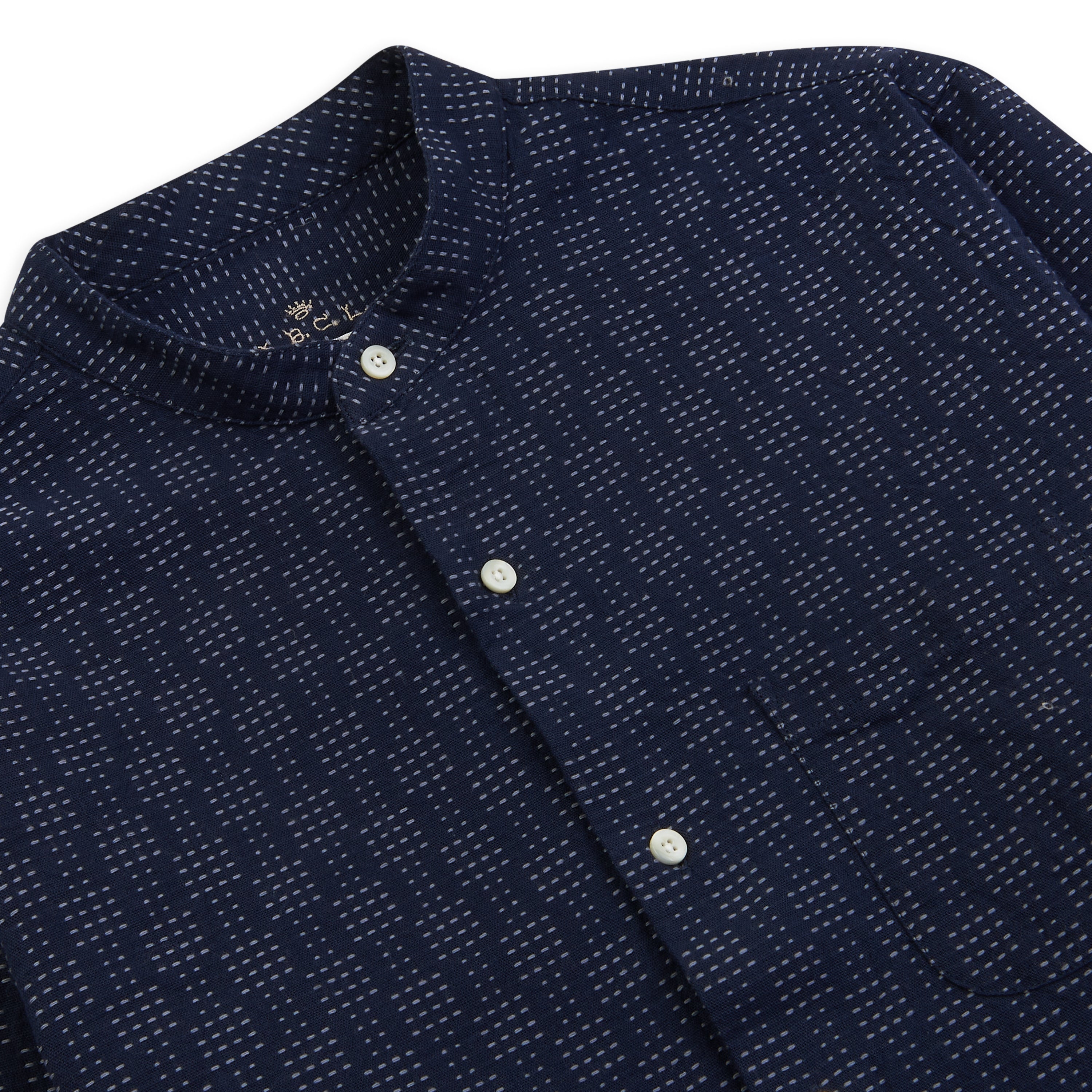 Sashiko Navy Stylish Shirt