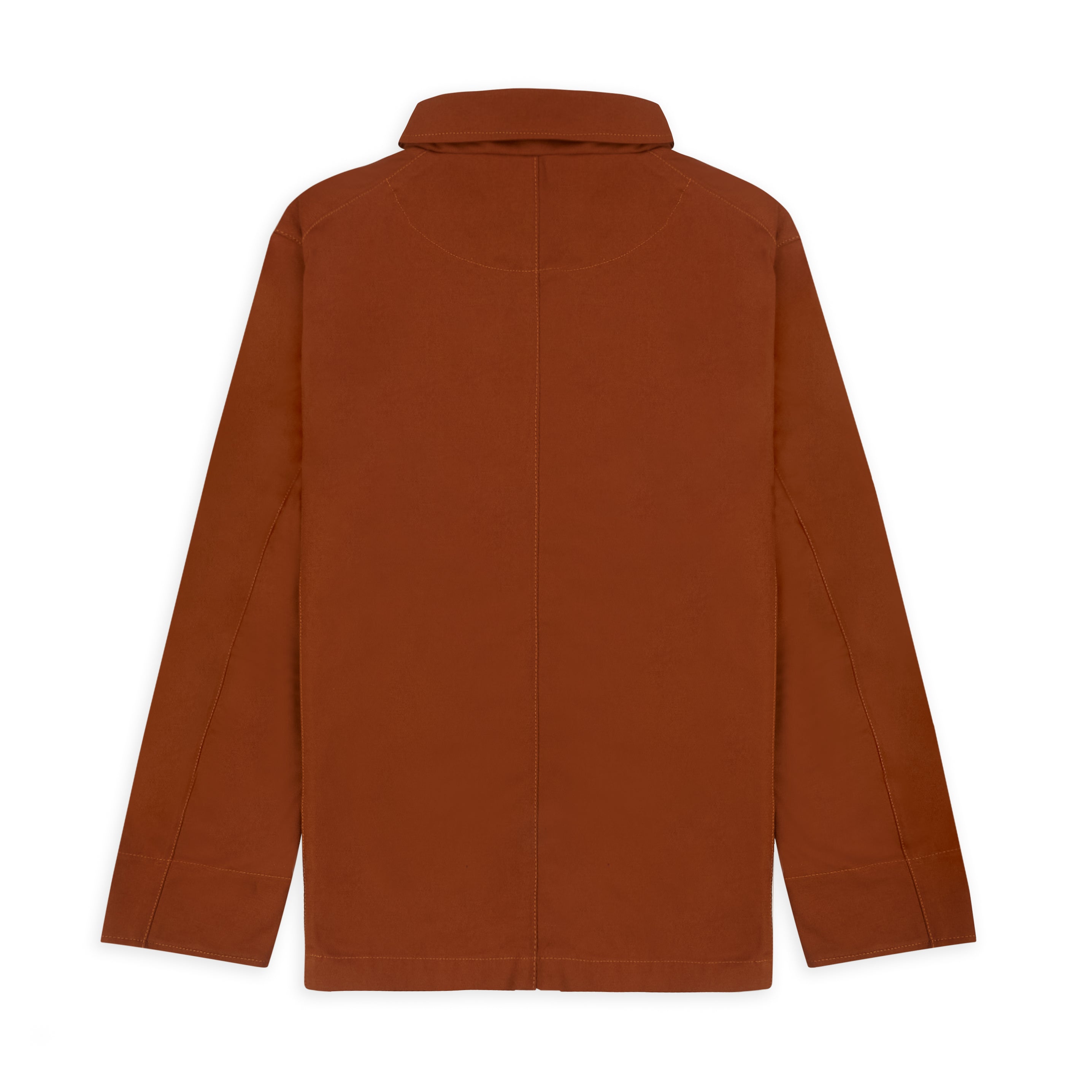 Collar Jacket - Rust