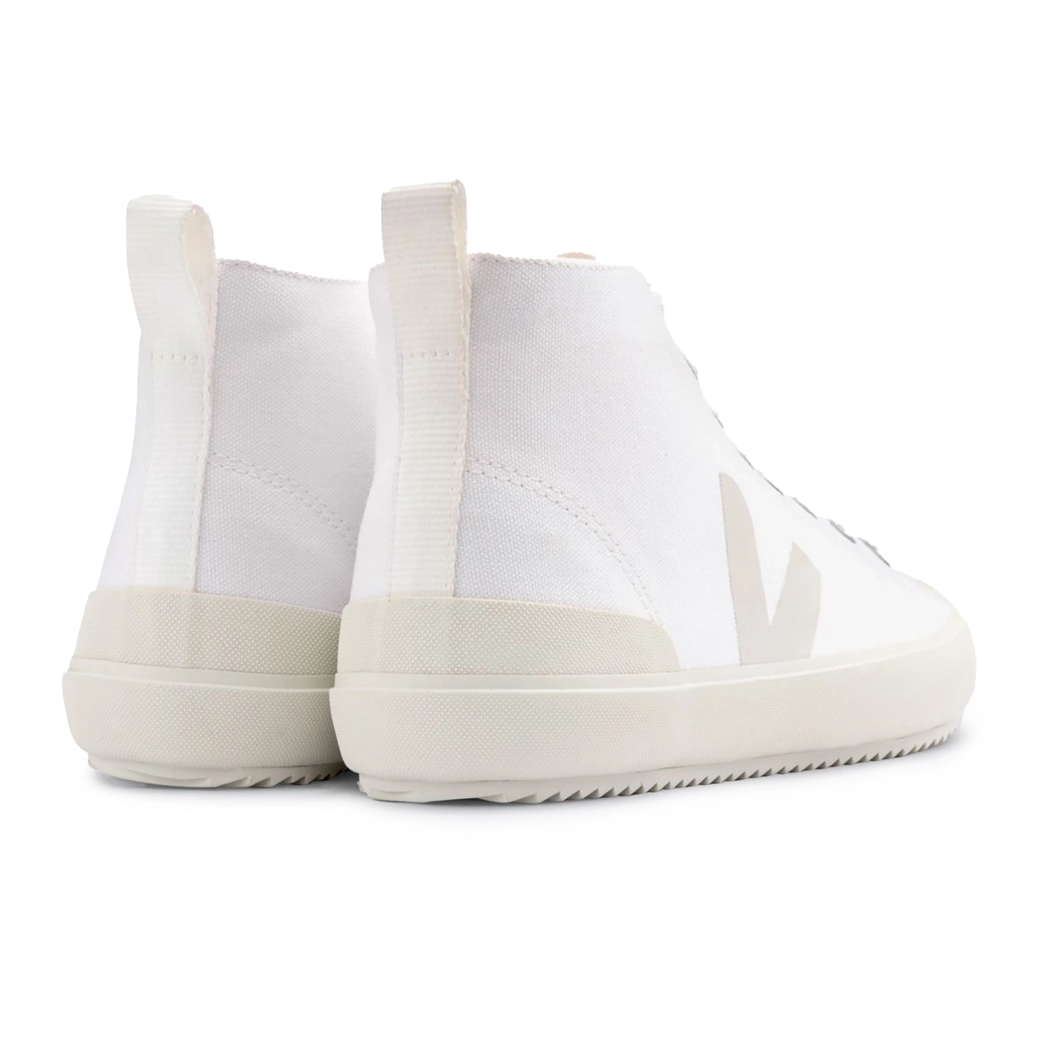 Veja Nova High Top Canvas Trainer - White Pierre - Burrows and Hare