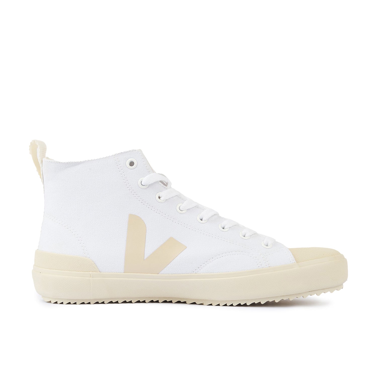 Veja Nova High Top Canvas Trainer - White Pierre - Burrows and Hare