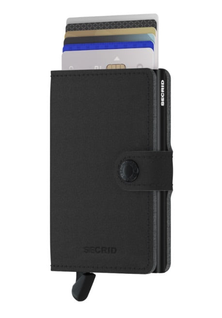 Secrid RFID Miniwallet - Yard Black (NON LEATHER) - Burrows and Hare