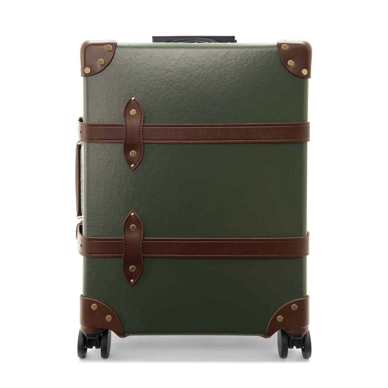 Centenary Carry-On Case - 4 Wheels Green/Brown