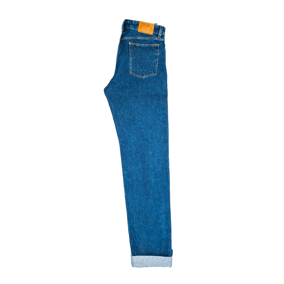 E9 Modern Straight Jeans - Mid Wash Indigo Spanish