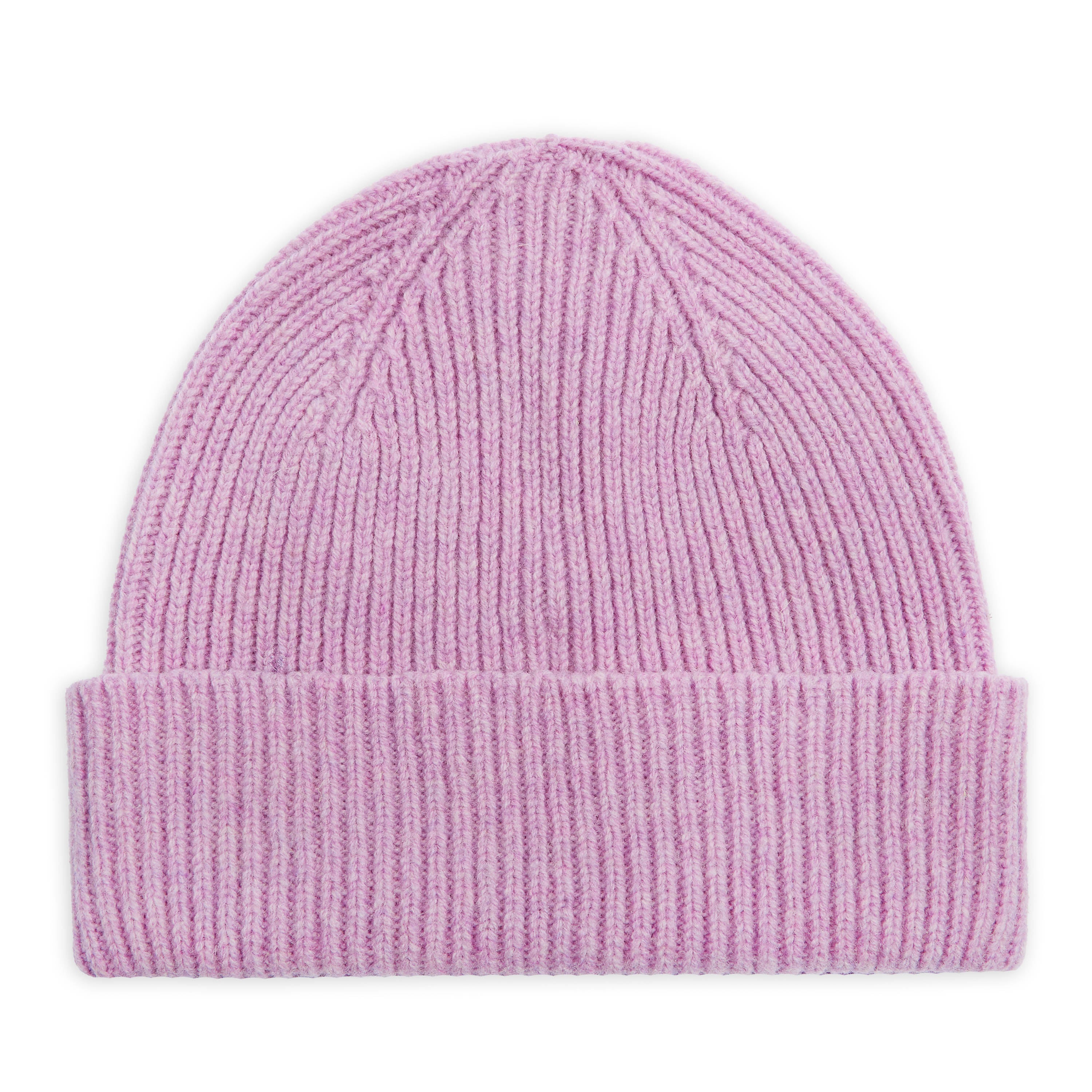 Pure New Wool Beanie Hat - Crocus