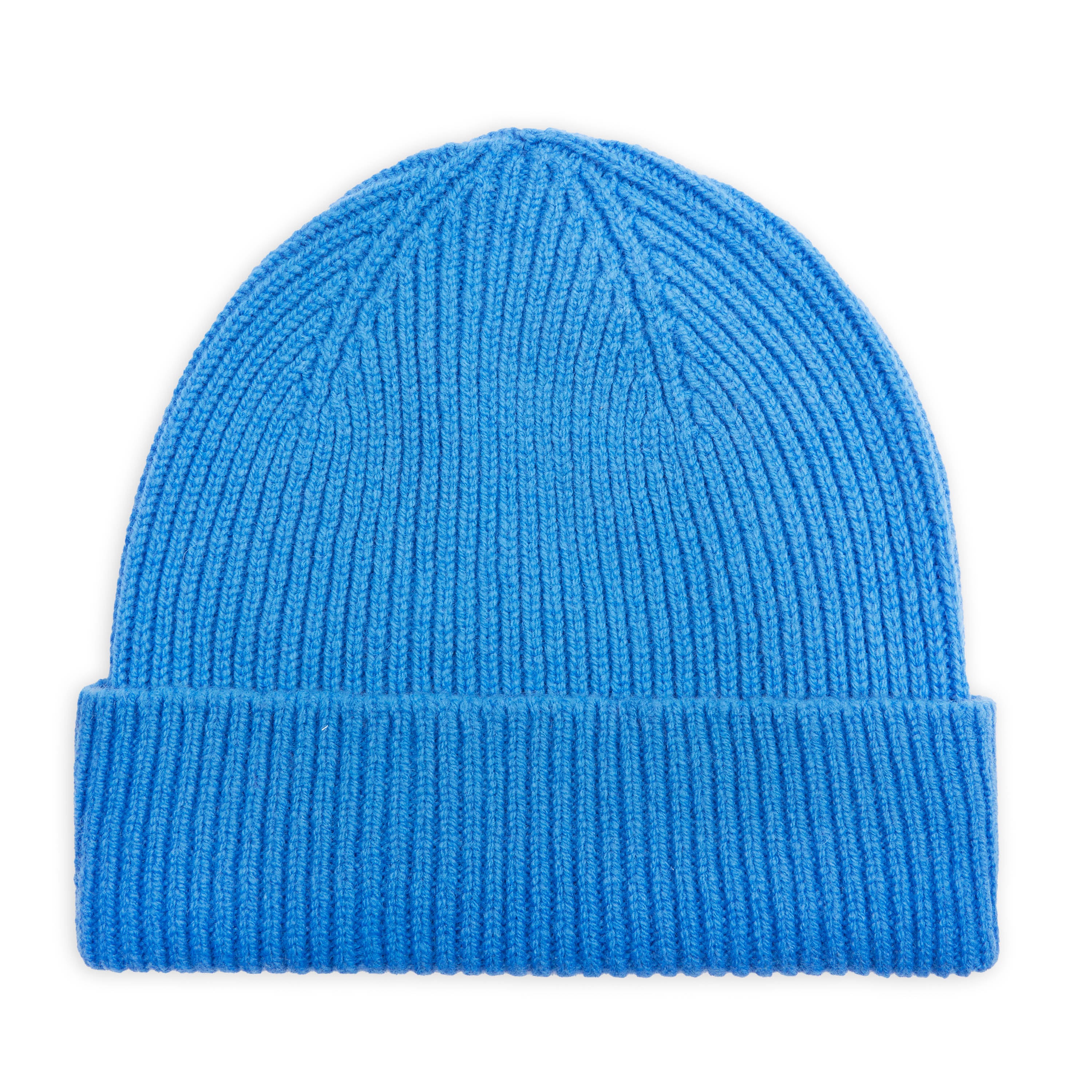 Pure New Wool Beanie Hat - Stonewash