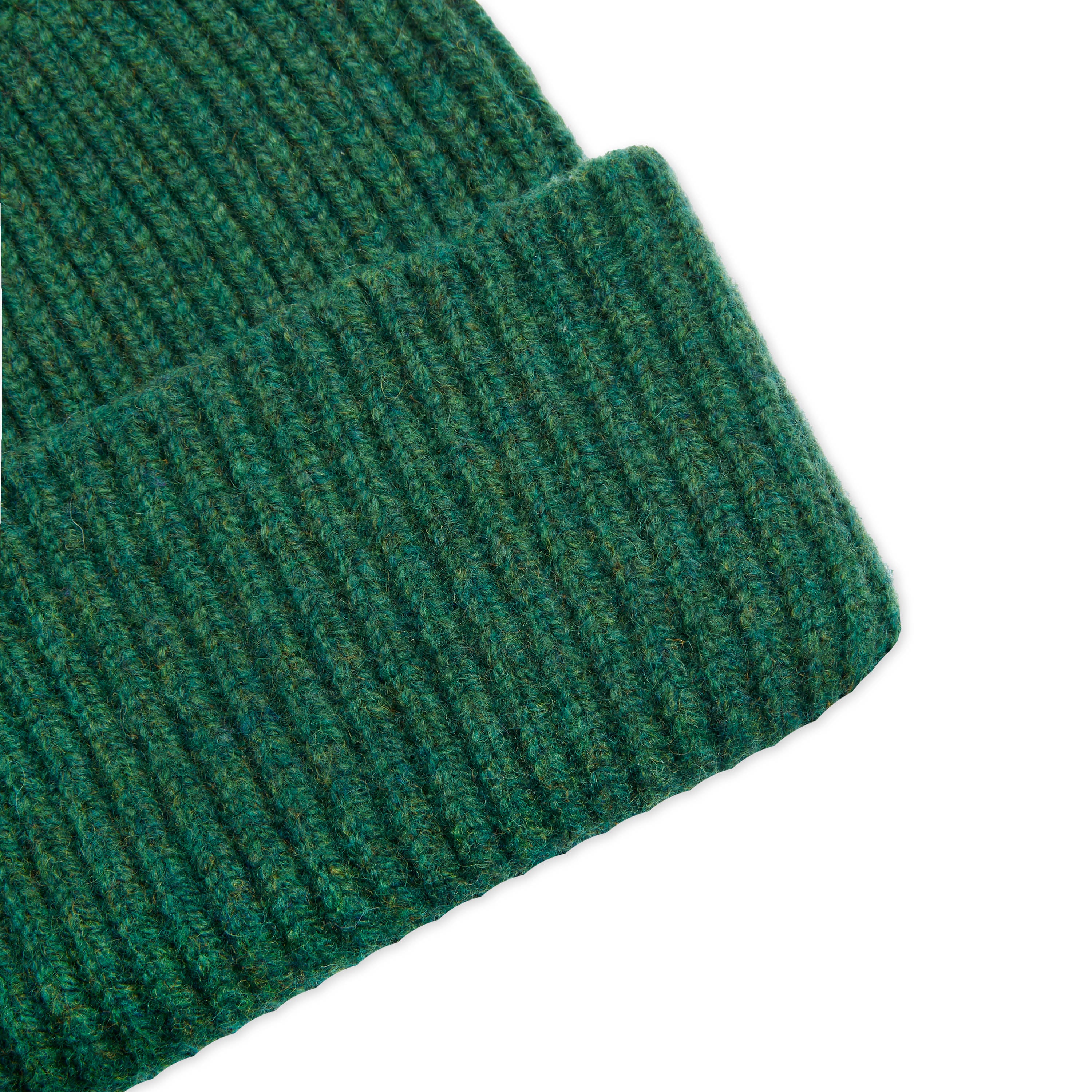 Pure New Wool Beanie Hat - Courgette