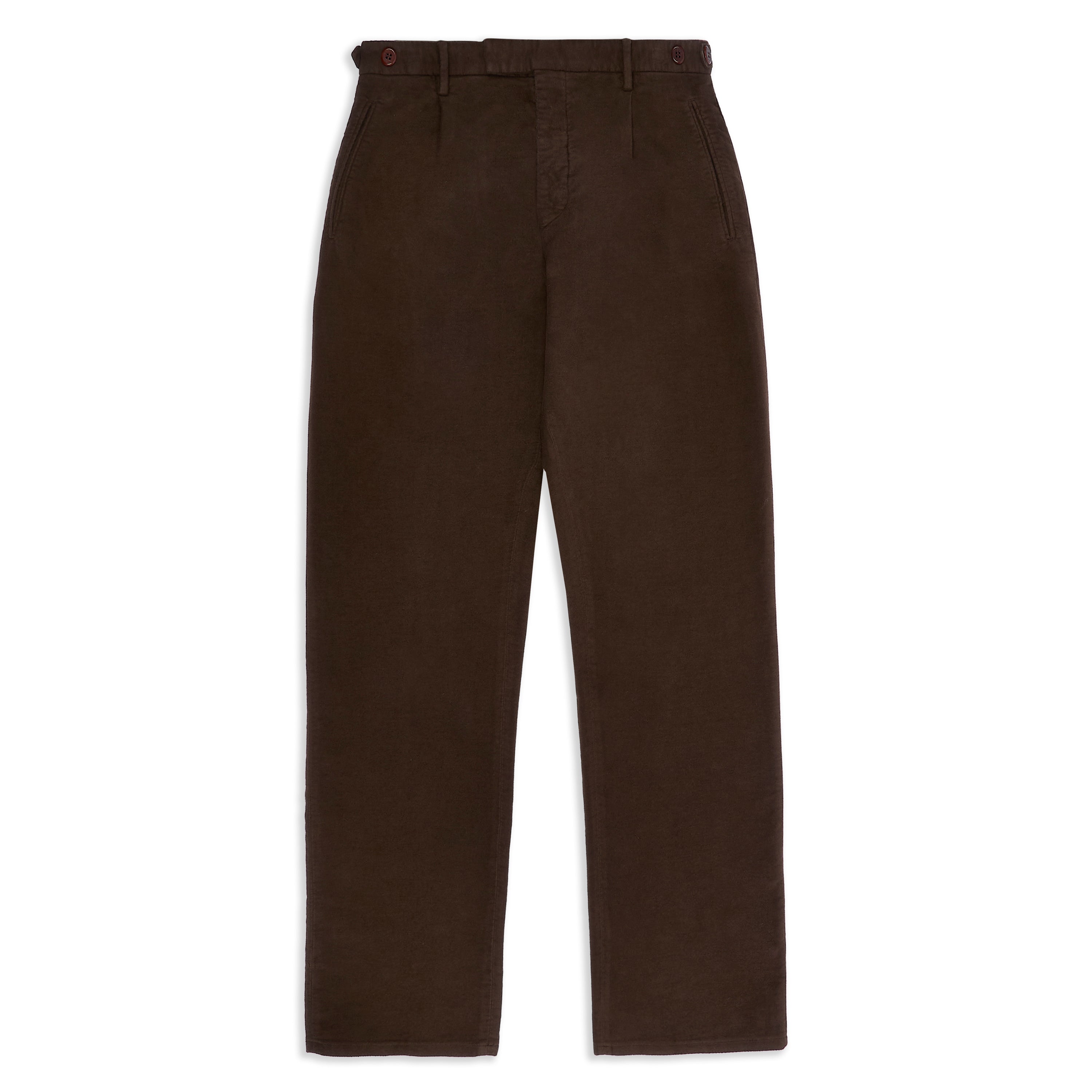 Burrows & Hare Trouser Moleskin Brown