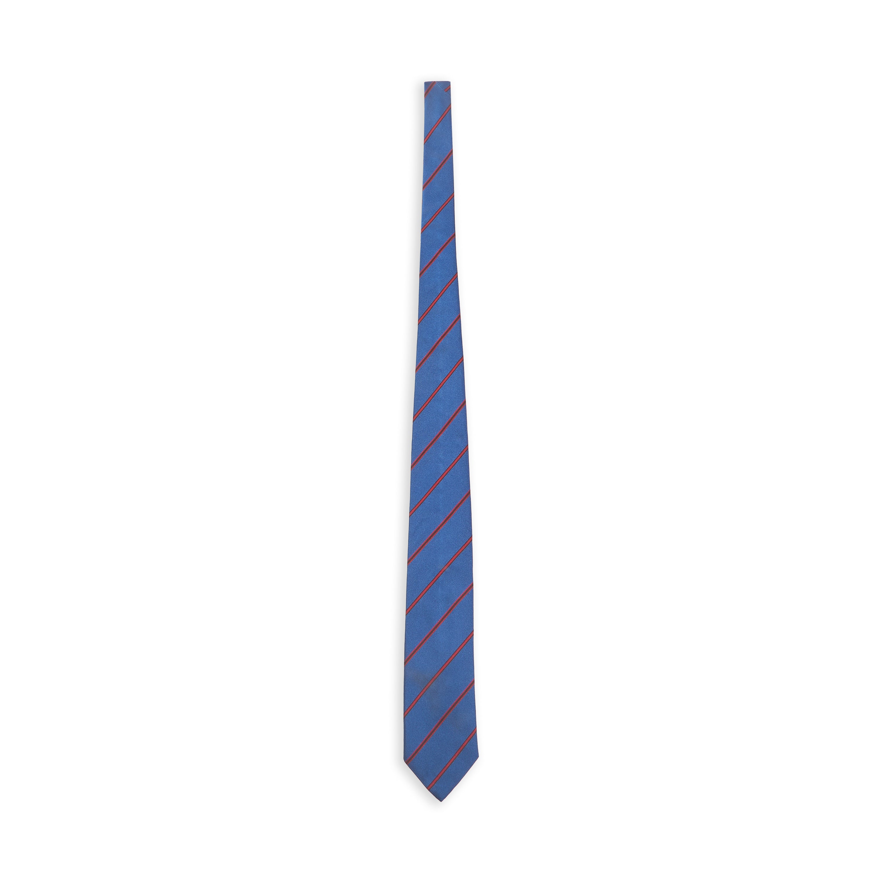 Silk Tie - Stripe Steel