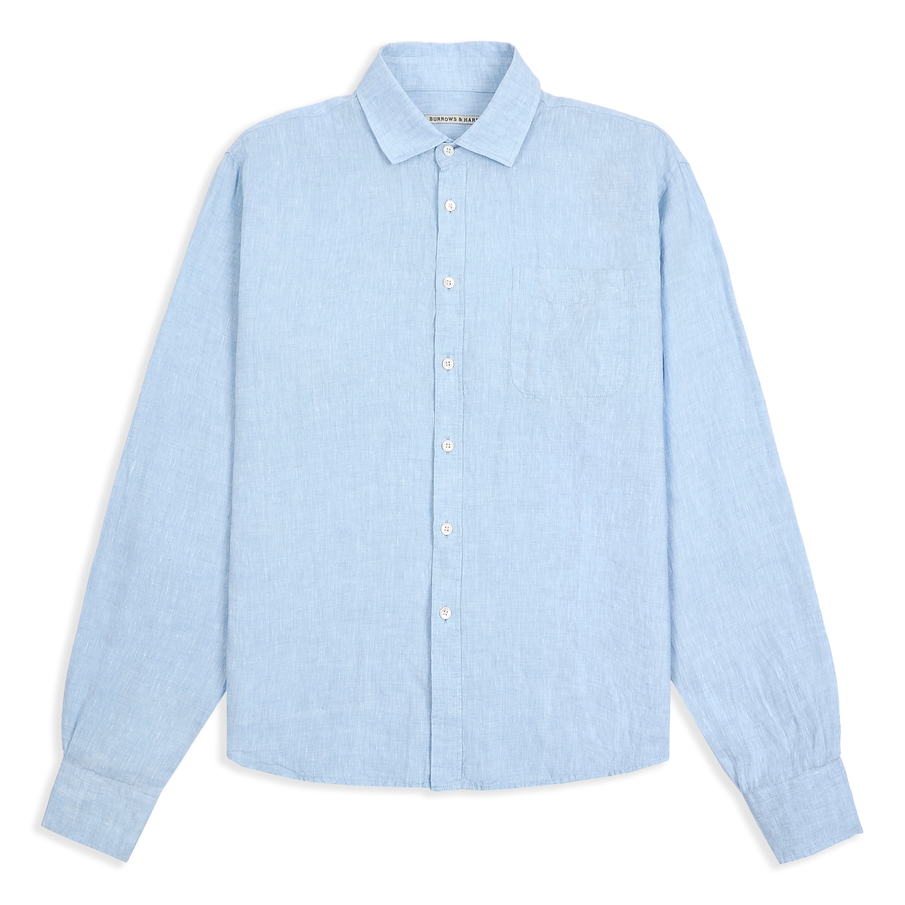 Burrows & Hare linen shirt - Sky Blue