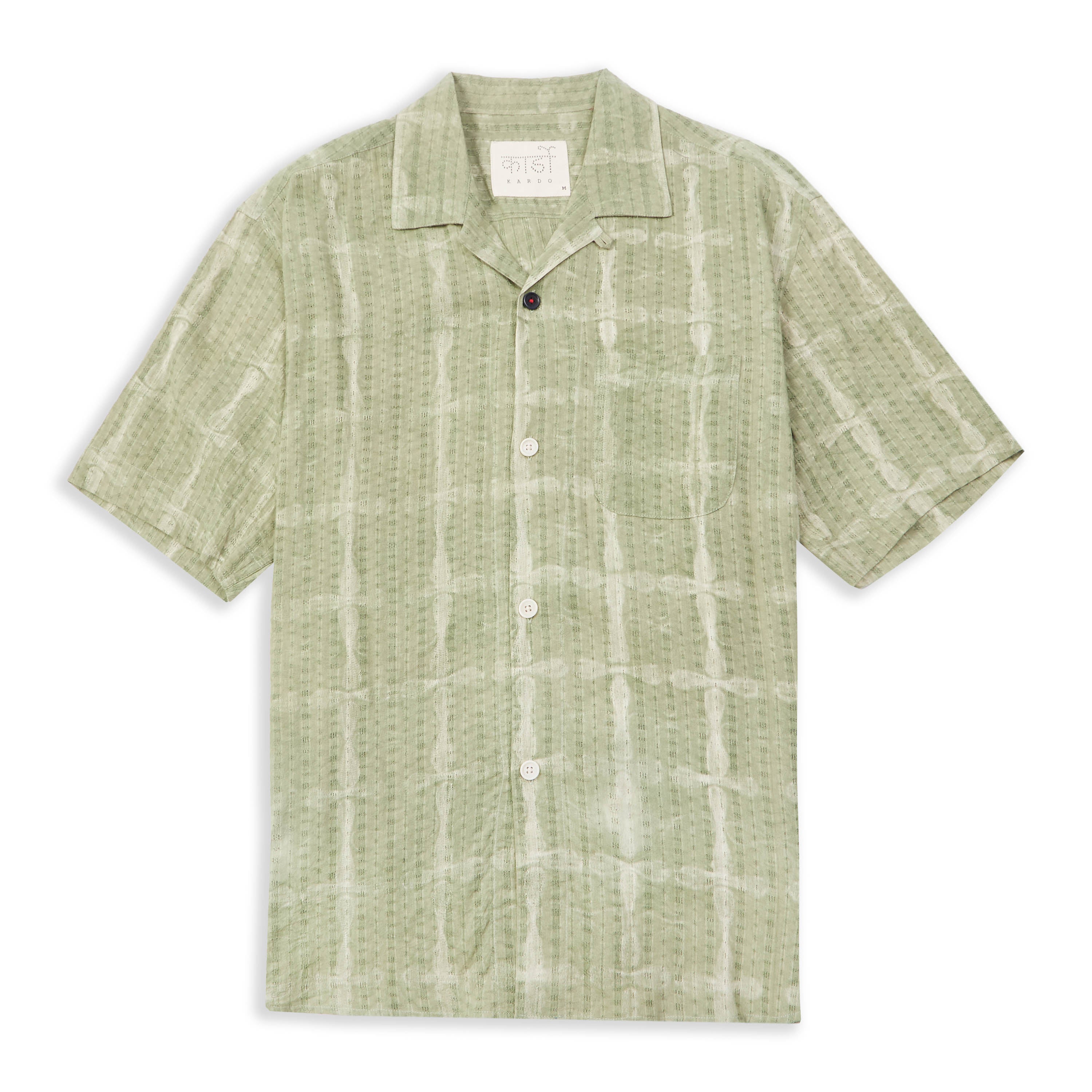 Short Sleeve Shirt - Shibori Mint