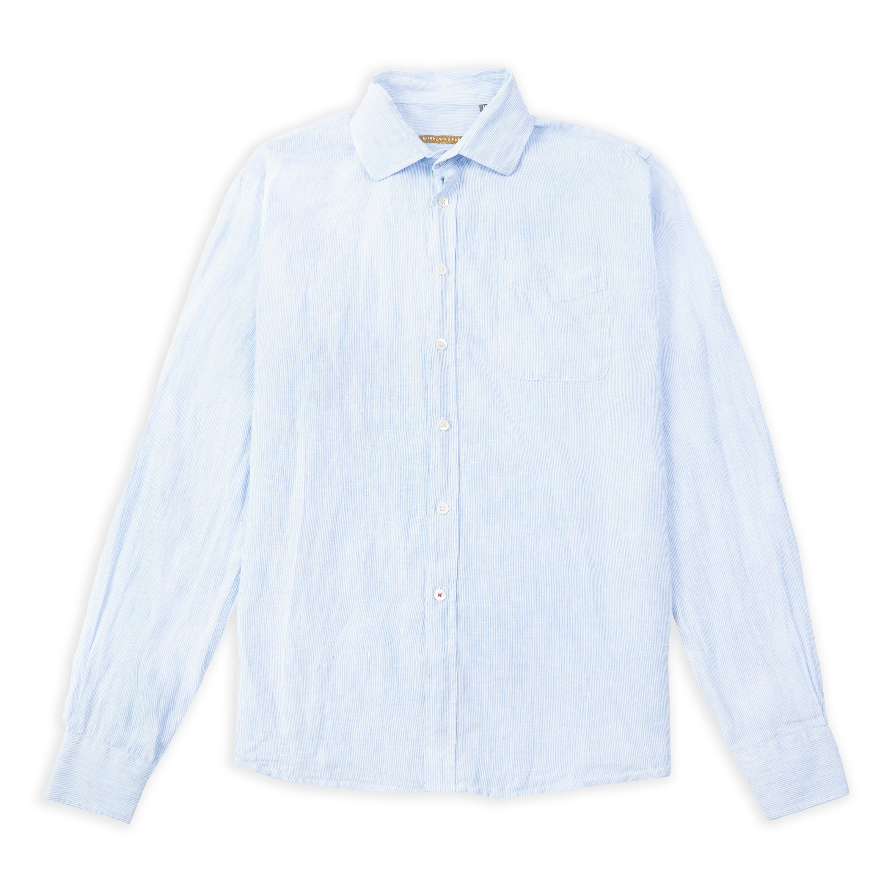 Linen Hythe Shirt - Sky 