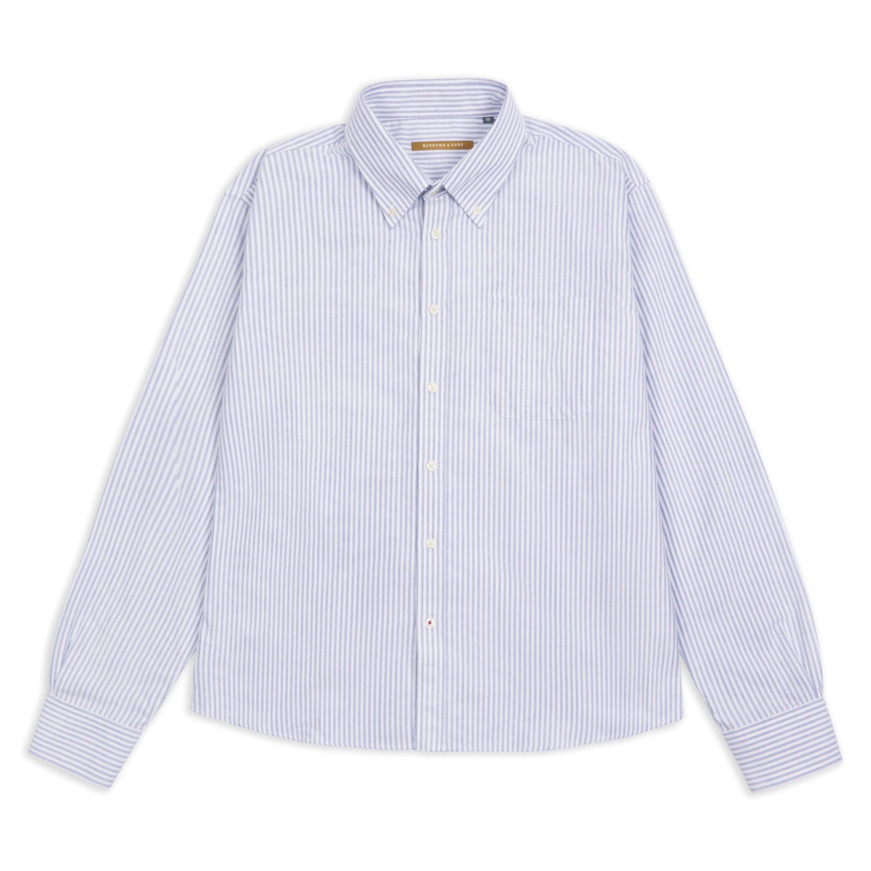 Oxford Shirt - Navy Stripe