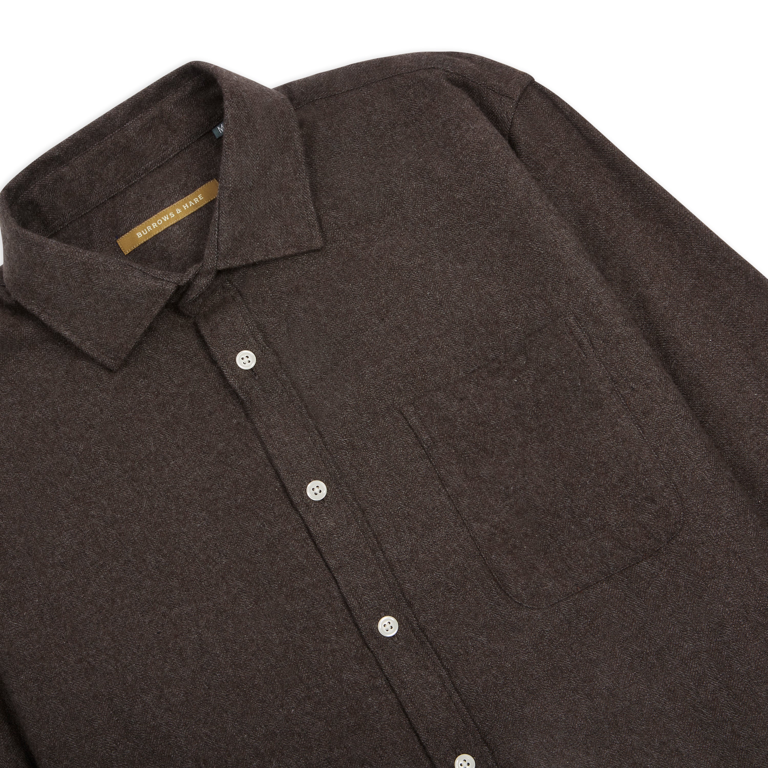 Shirt - Brown Herringbone