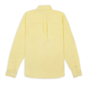 Burrows & Hare Button-down Baby Cord Shirt - Yellow