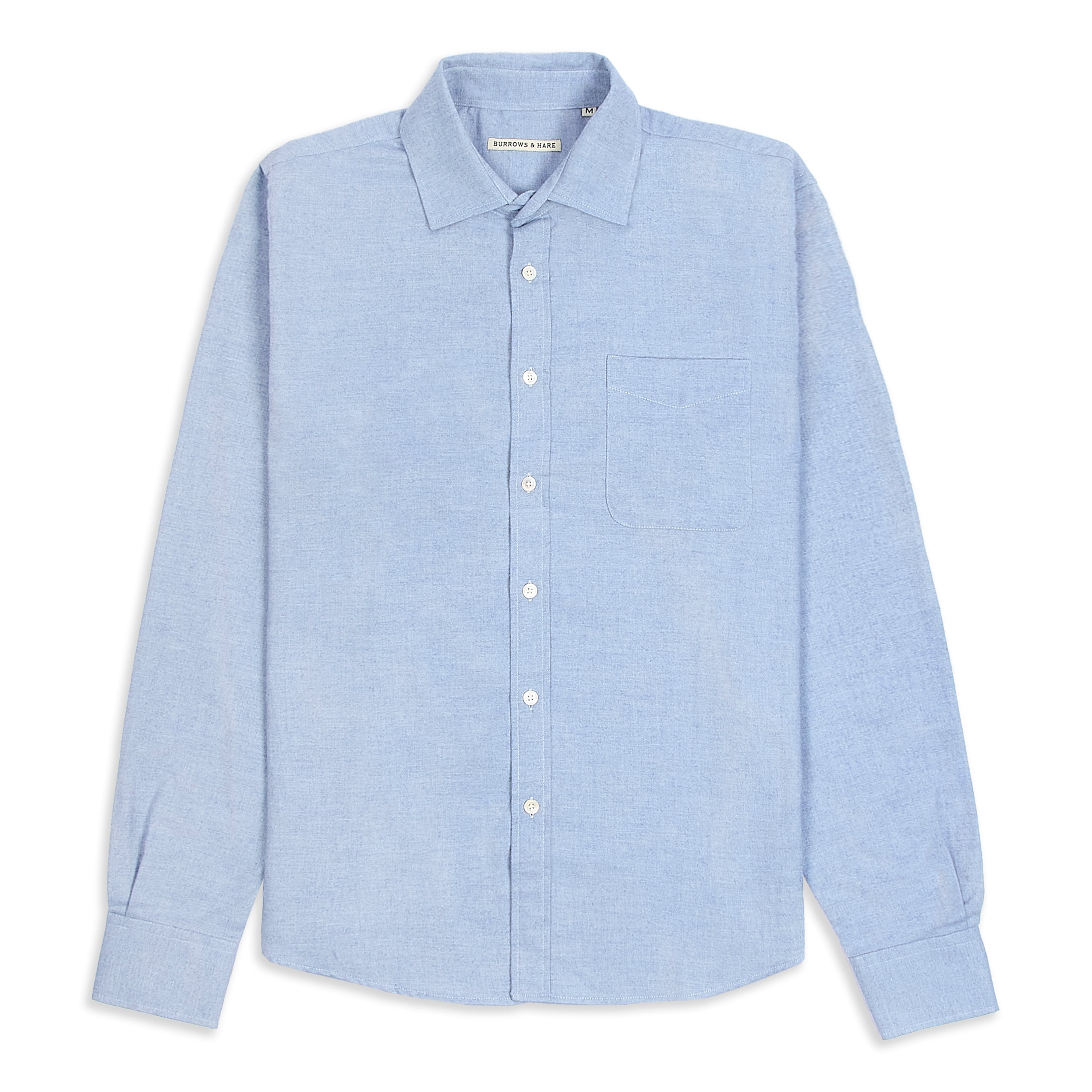 Classic Cotton Shirt - Pale Blue