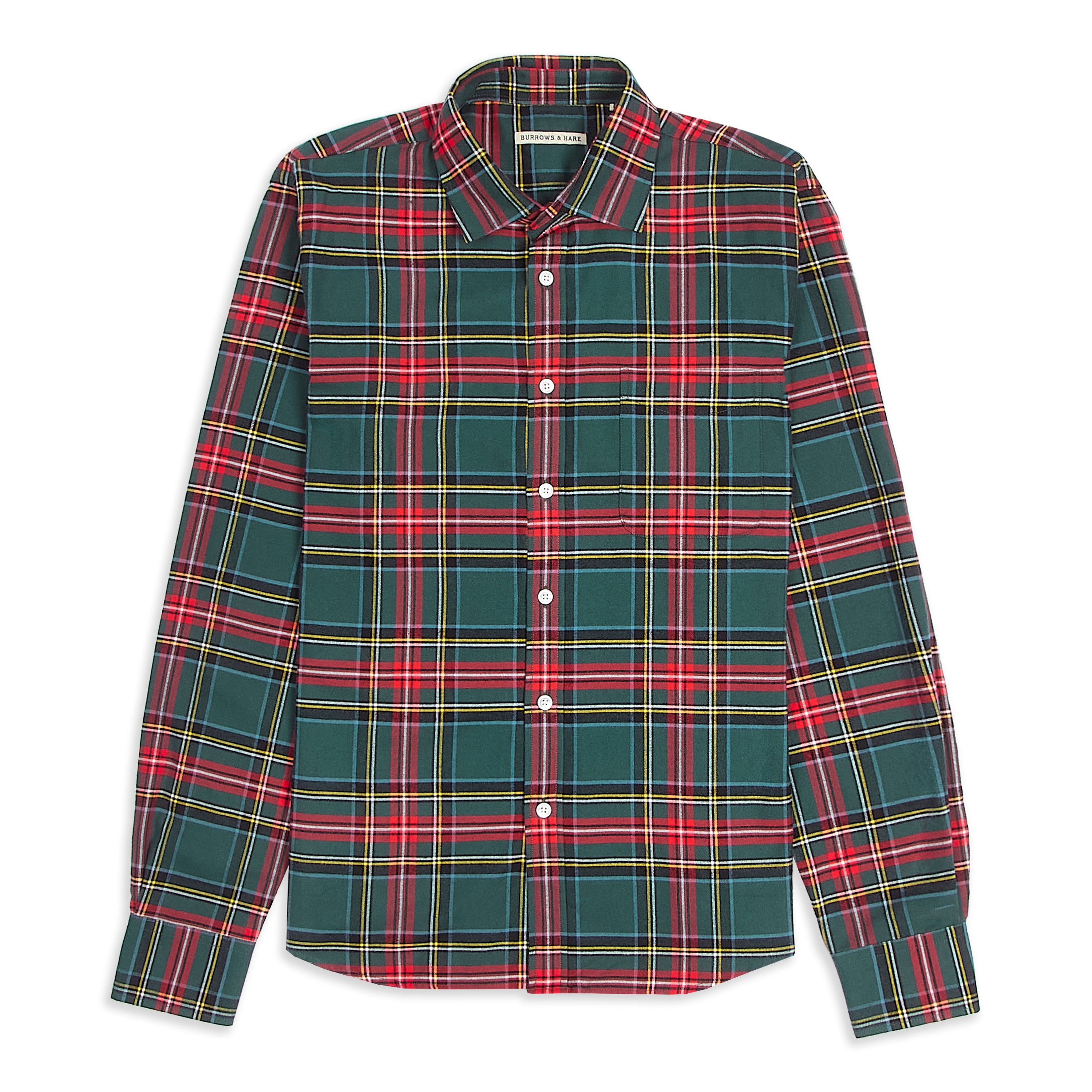 Classic Cotton Shirt - Tartan Green