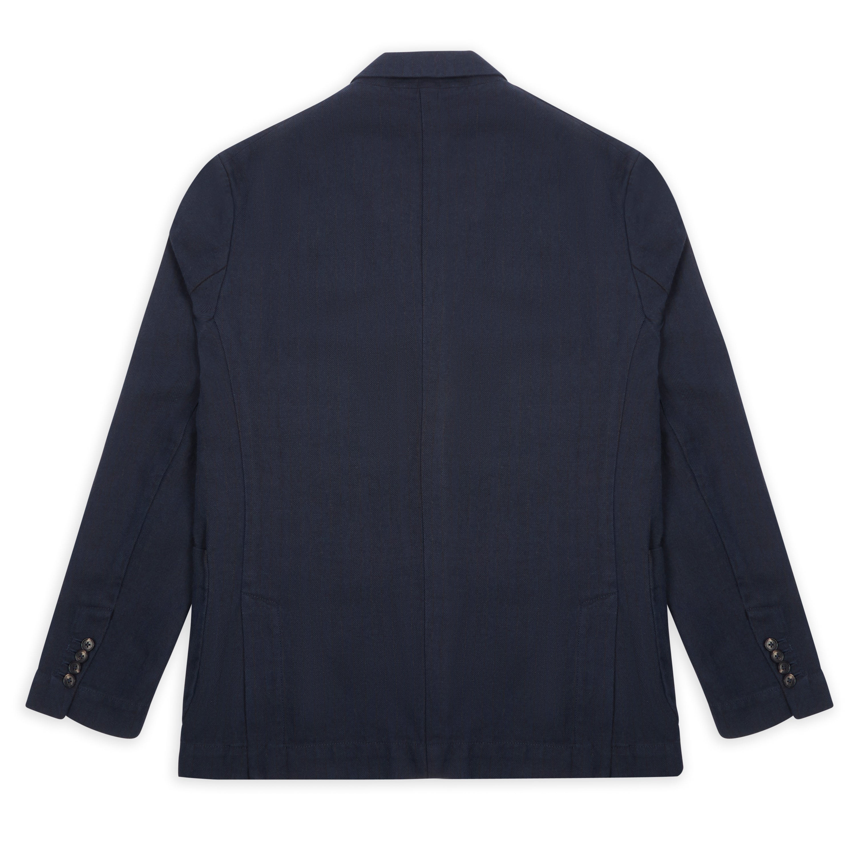 Blazer - Hemp Herringbone Navy