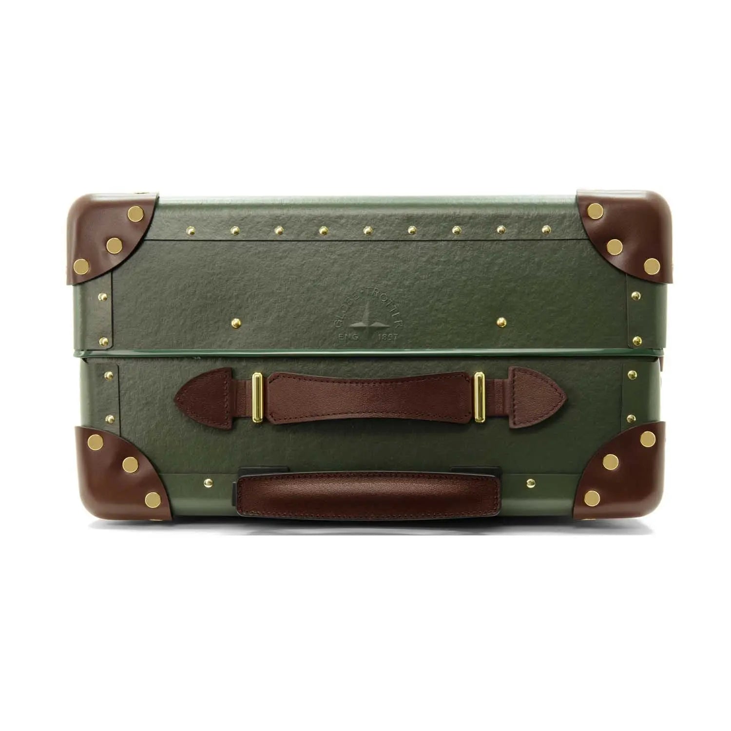 Centenary Carry-On Case - 4 Wheels Green/Brown