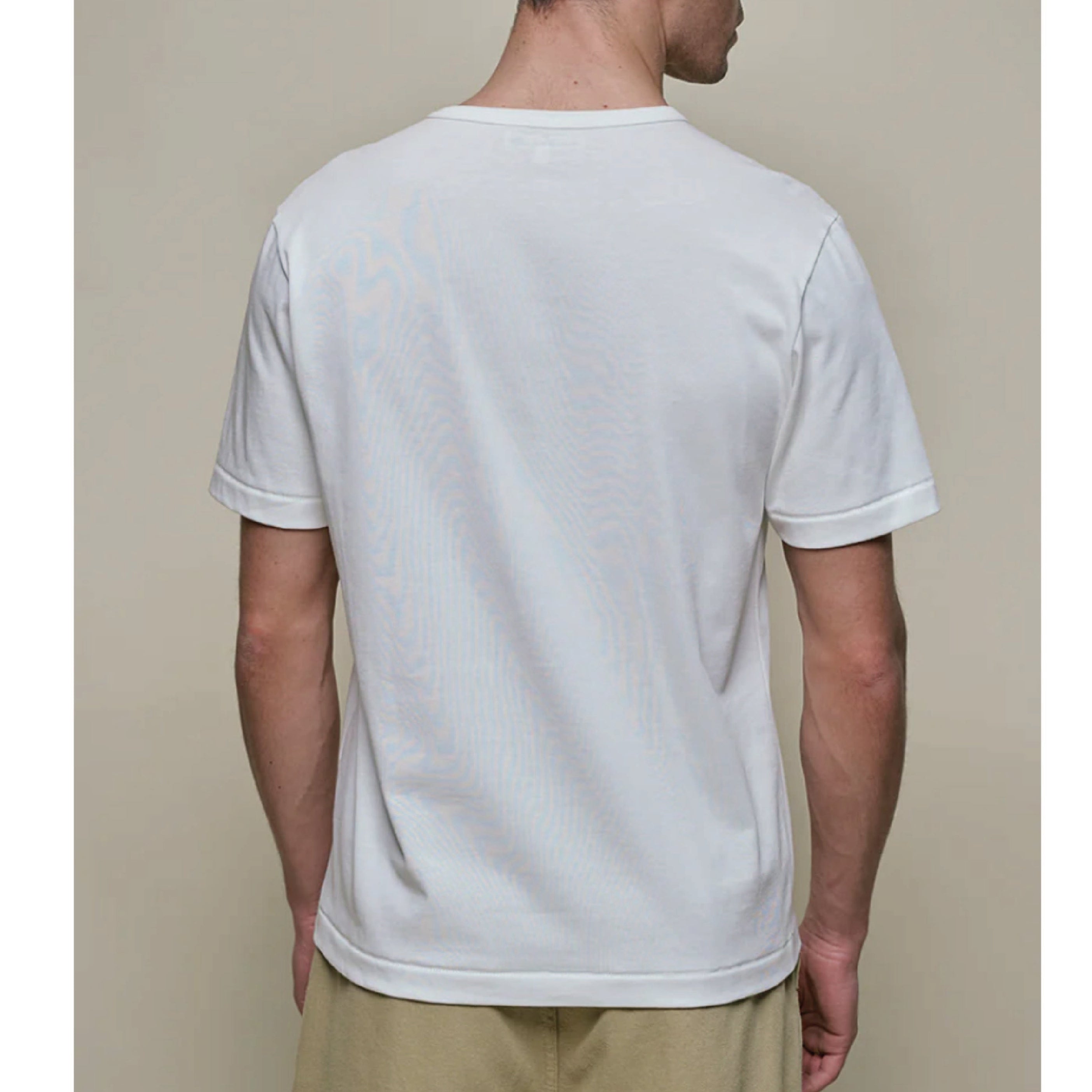 Merz b. Schwanen MCM Refined Fit T-Shirt in White – back view