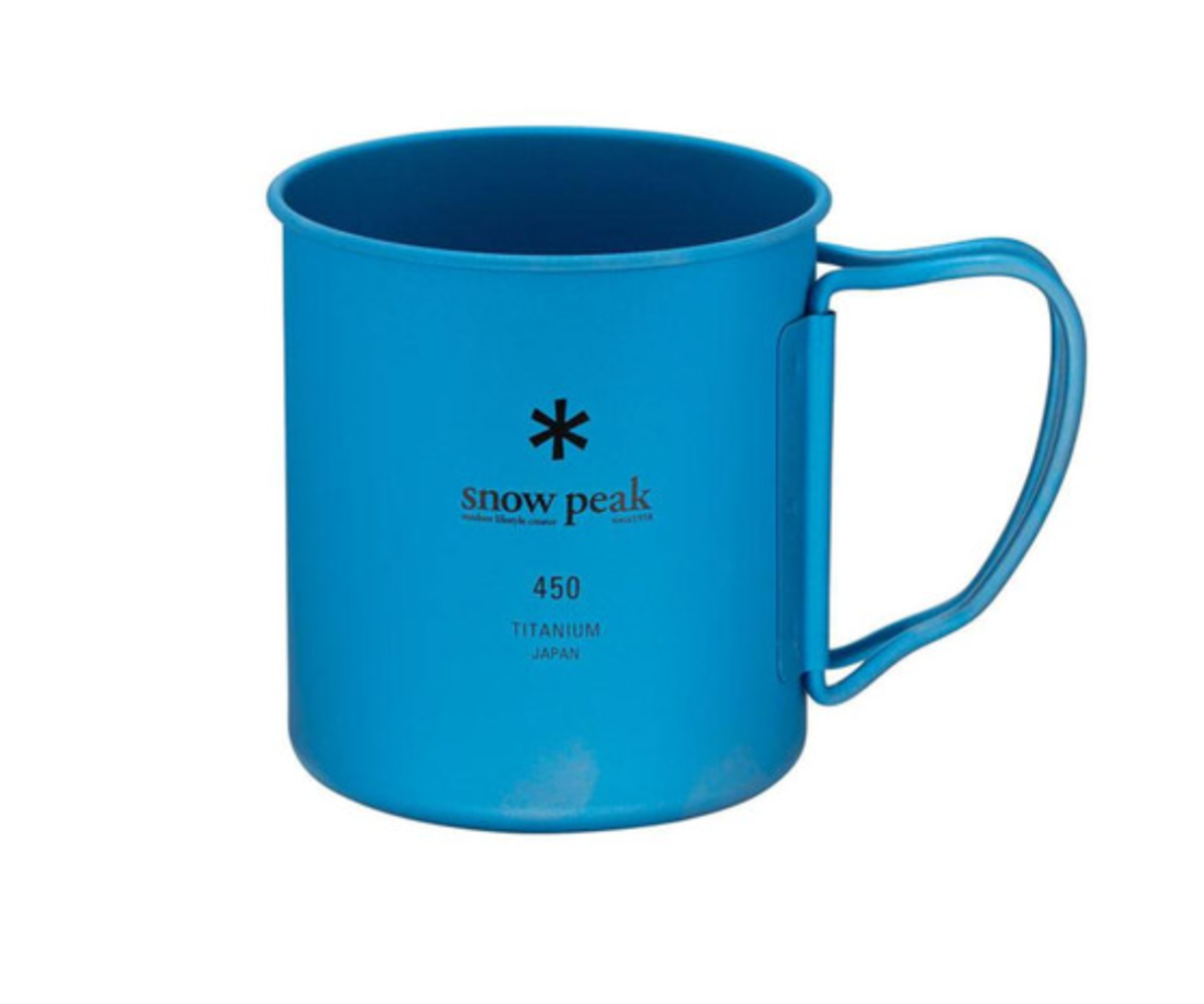 Titanium Double Wall 450 Coloured Mug - Blue