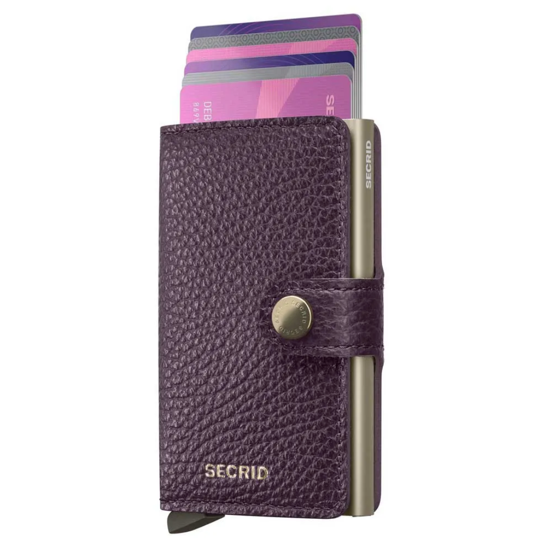 RFID Miniwallet - Pebble Grape