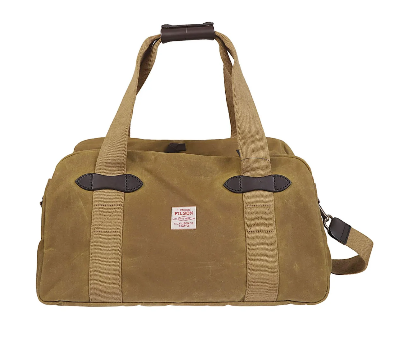 Tin Cloth Medium Duffle Bag - Dark Tan