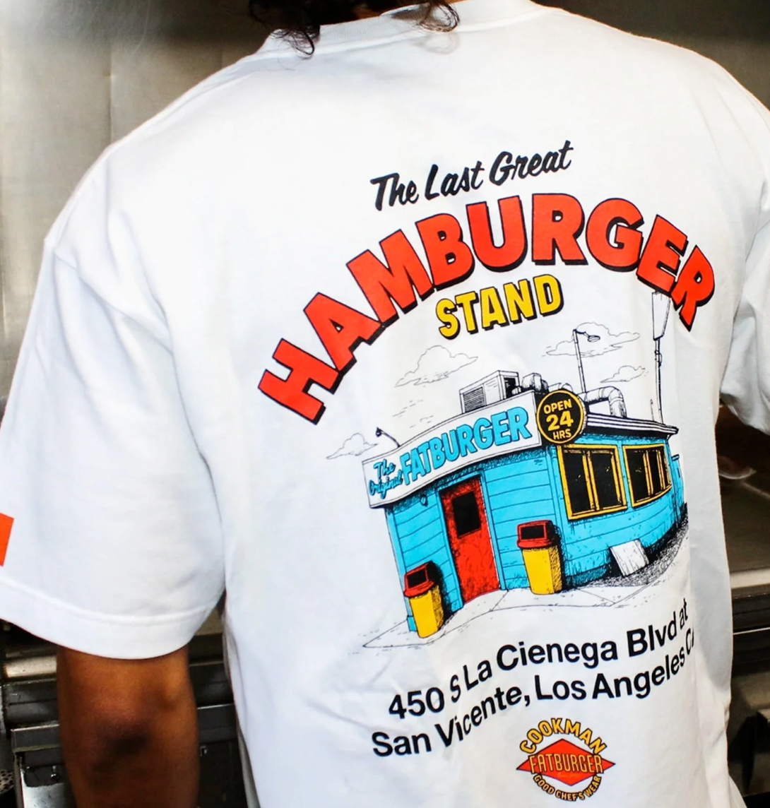 T-Shirt Fatburger First Location - White