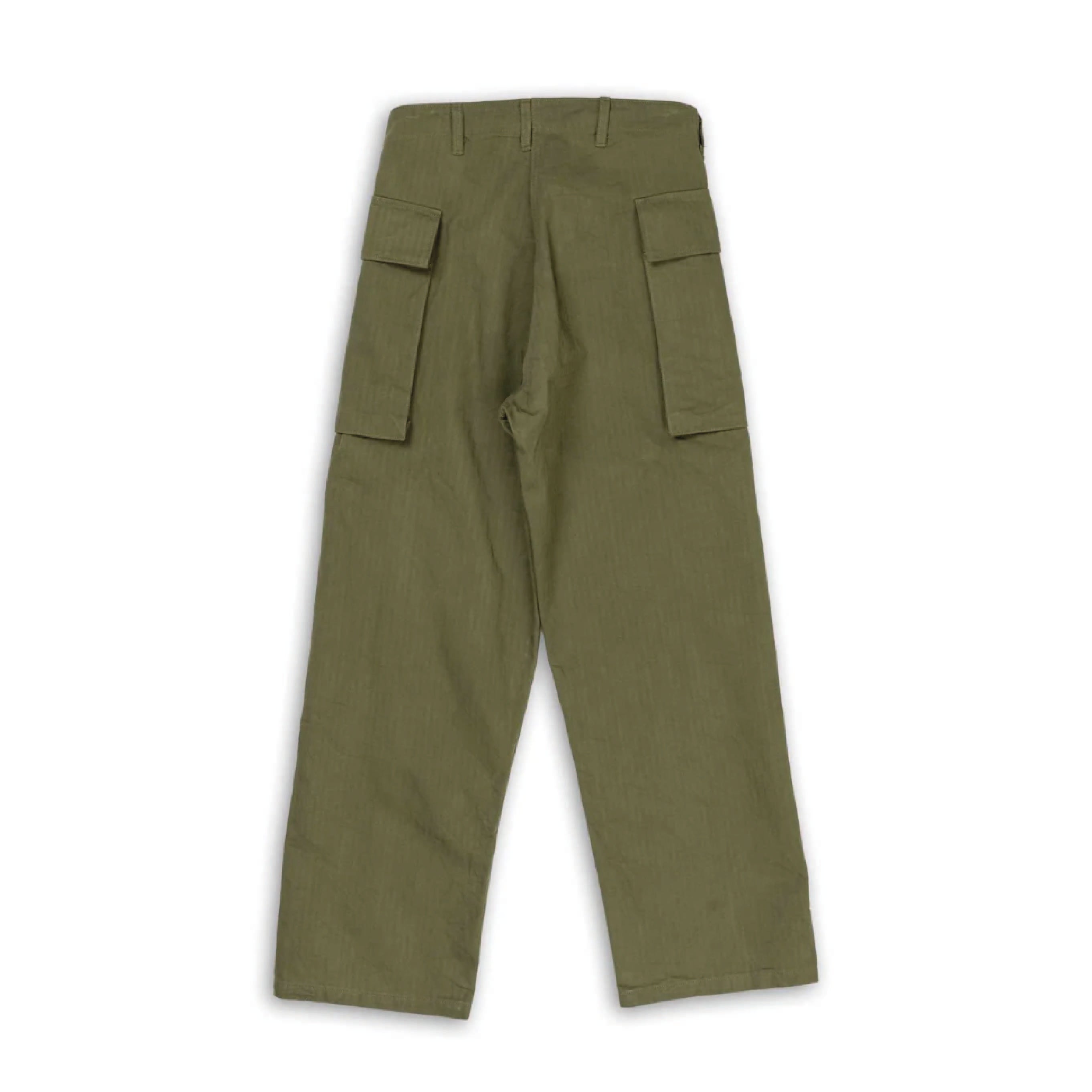 Trousers Herringbone Twill Special - Olive