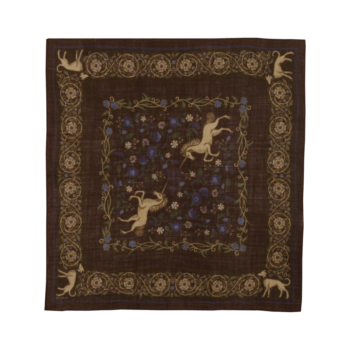 Unicorn Bandana - Brown