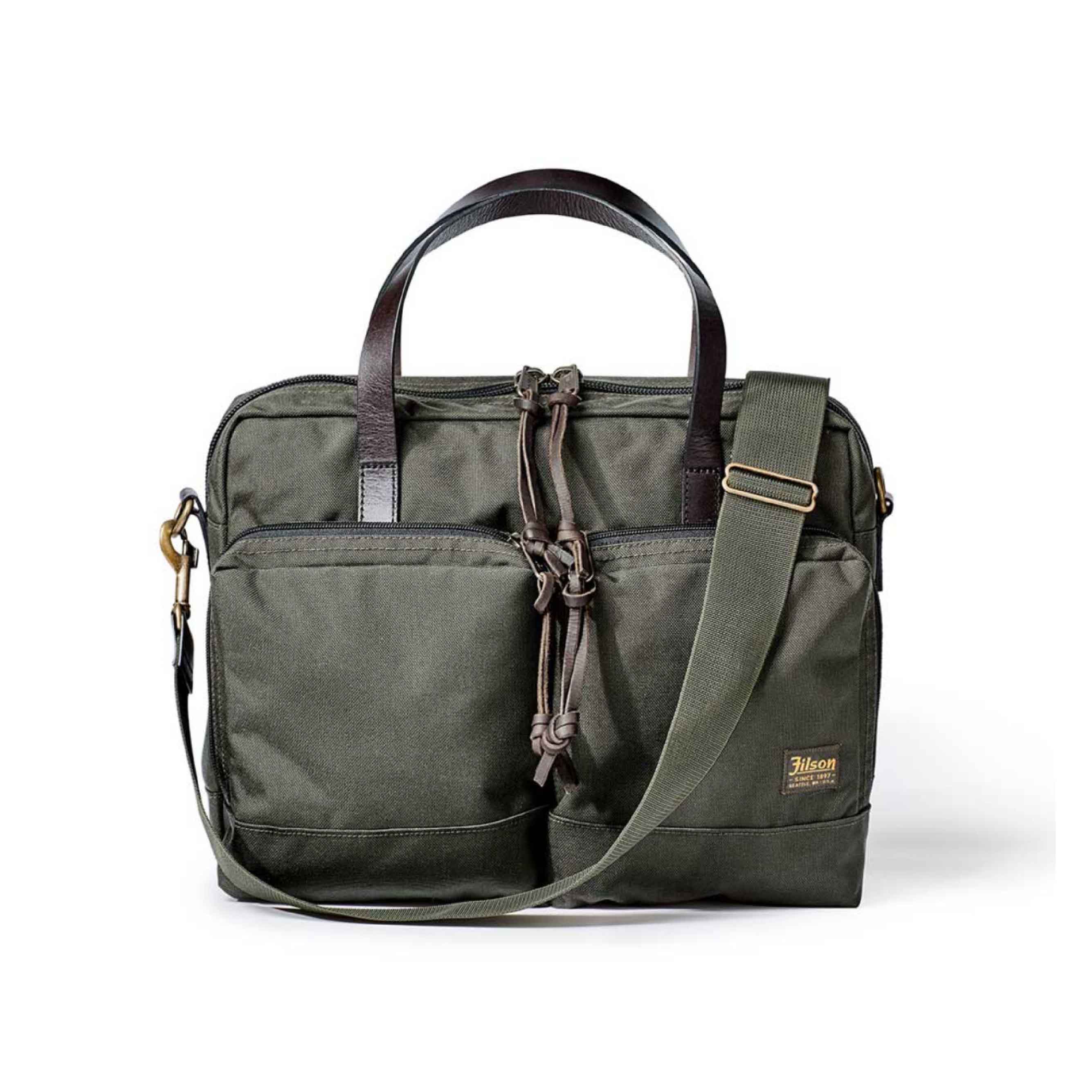 Dryden Briefcase - Otter green